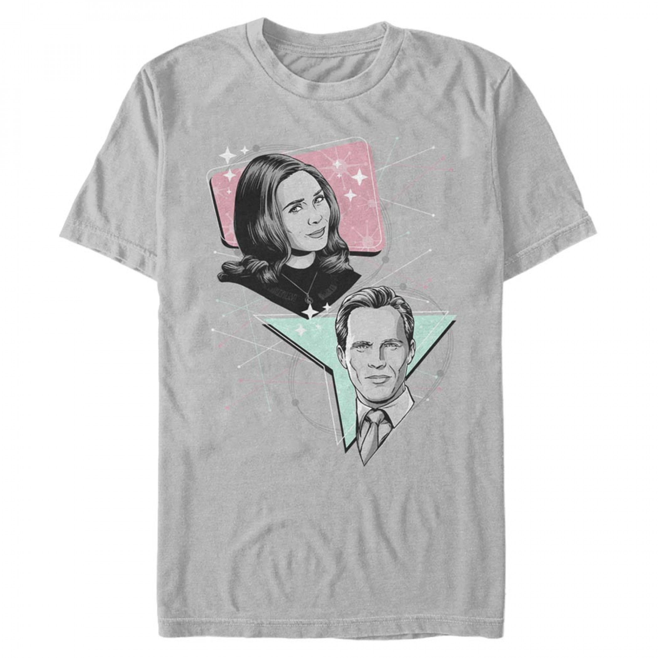 WandaVision Retro TV Style T-Shirt, Black