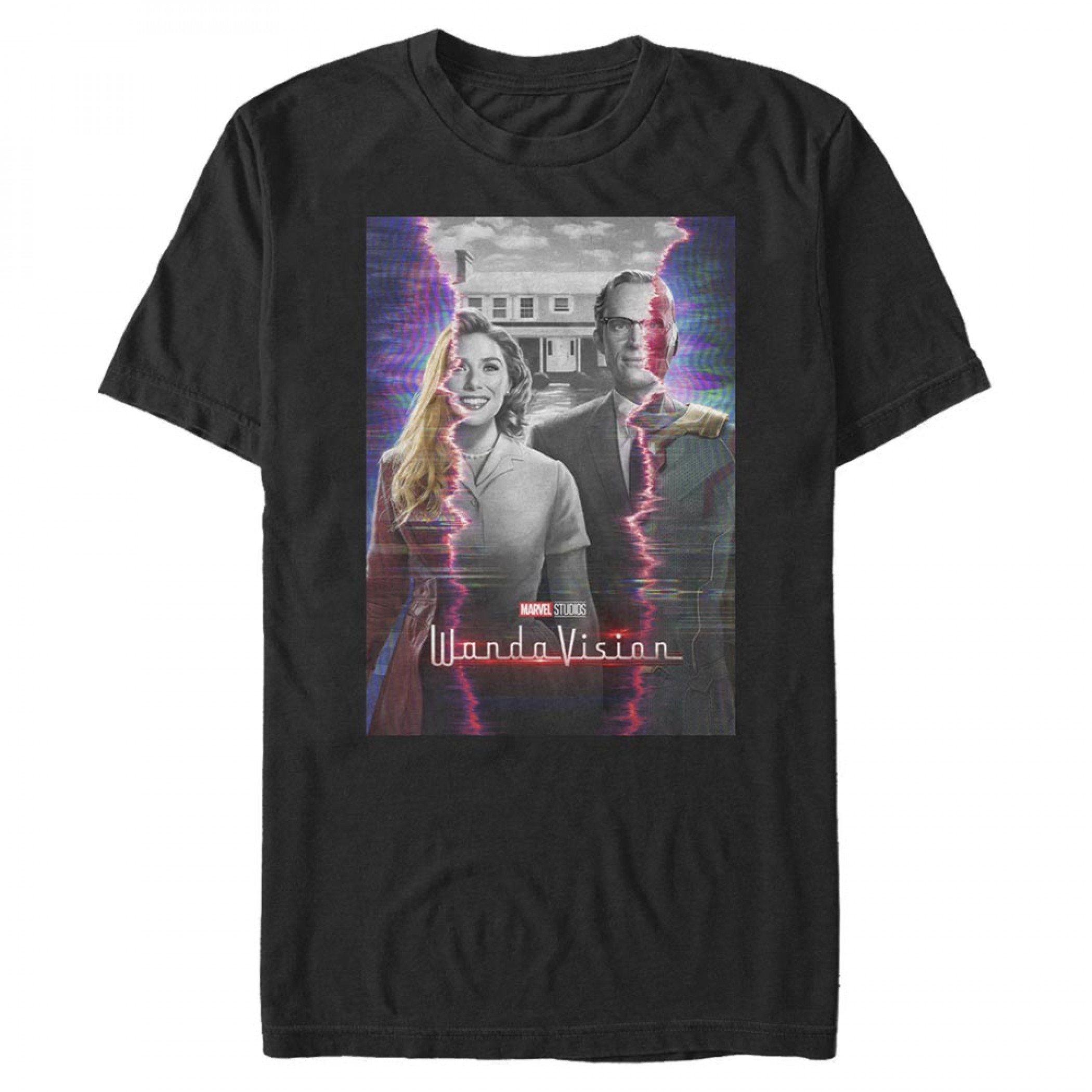 WandaVision Poster T-Shirt, Black