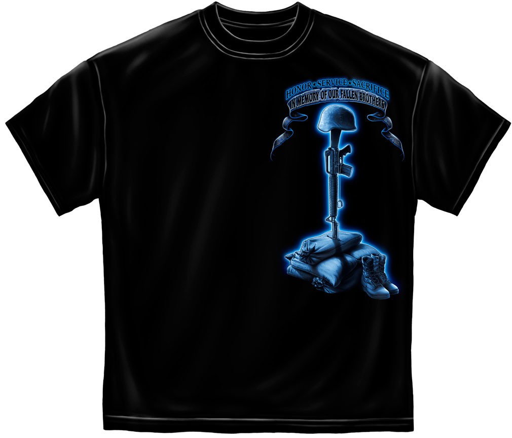 US Marine Corps Fallen Brothers Men's Black T-Shirt - image 2