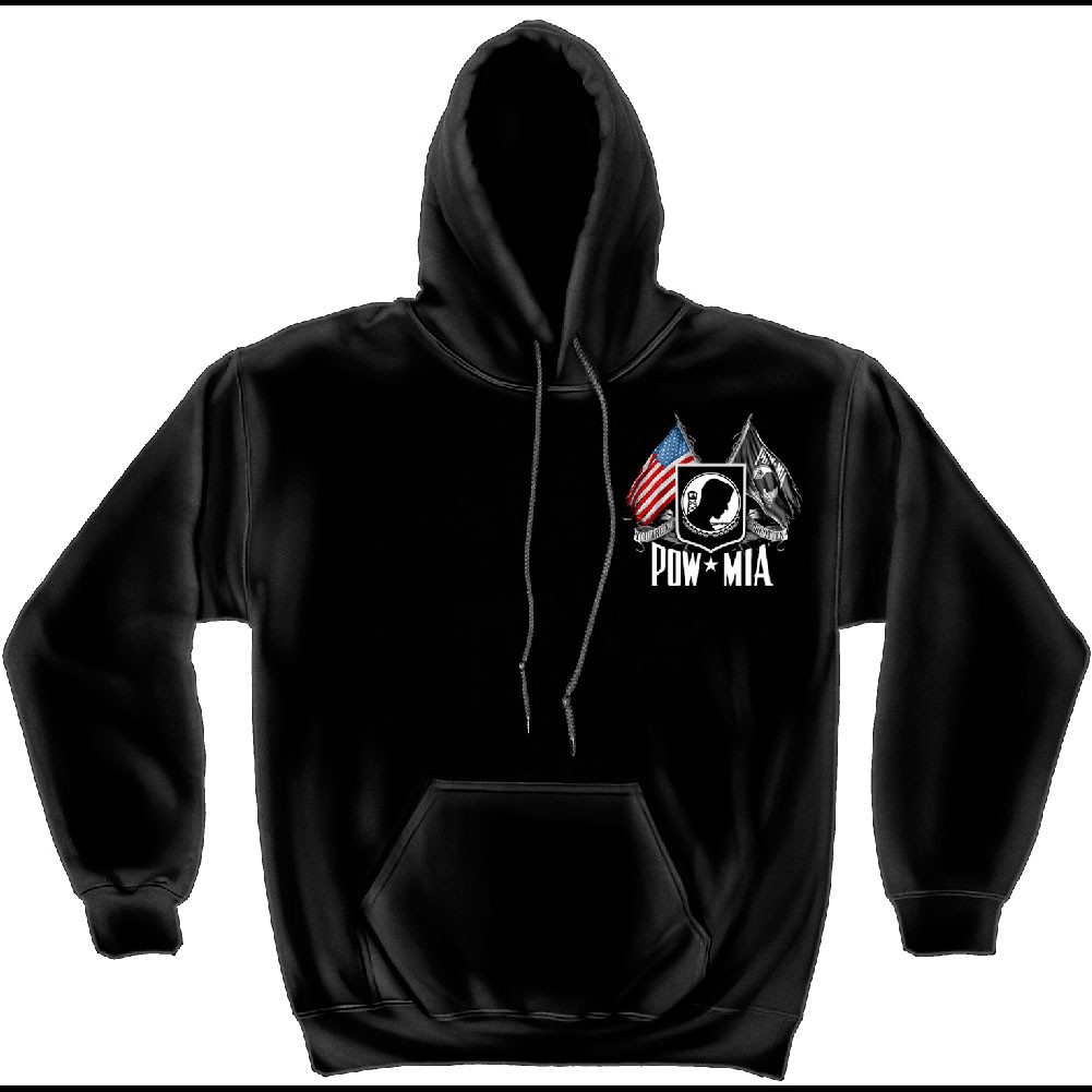 POW MIA Some Game All Black Hoodie - image 2