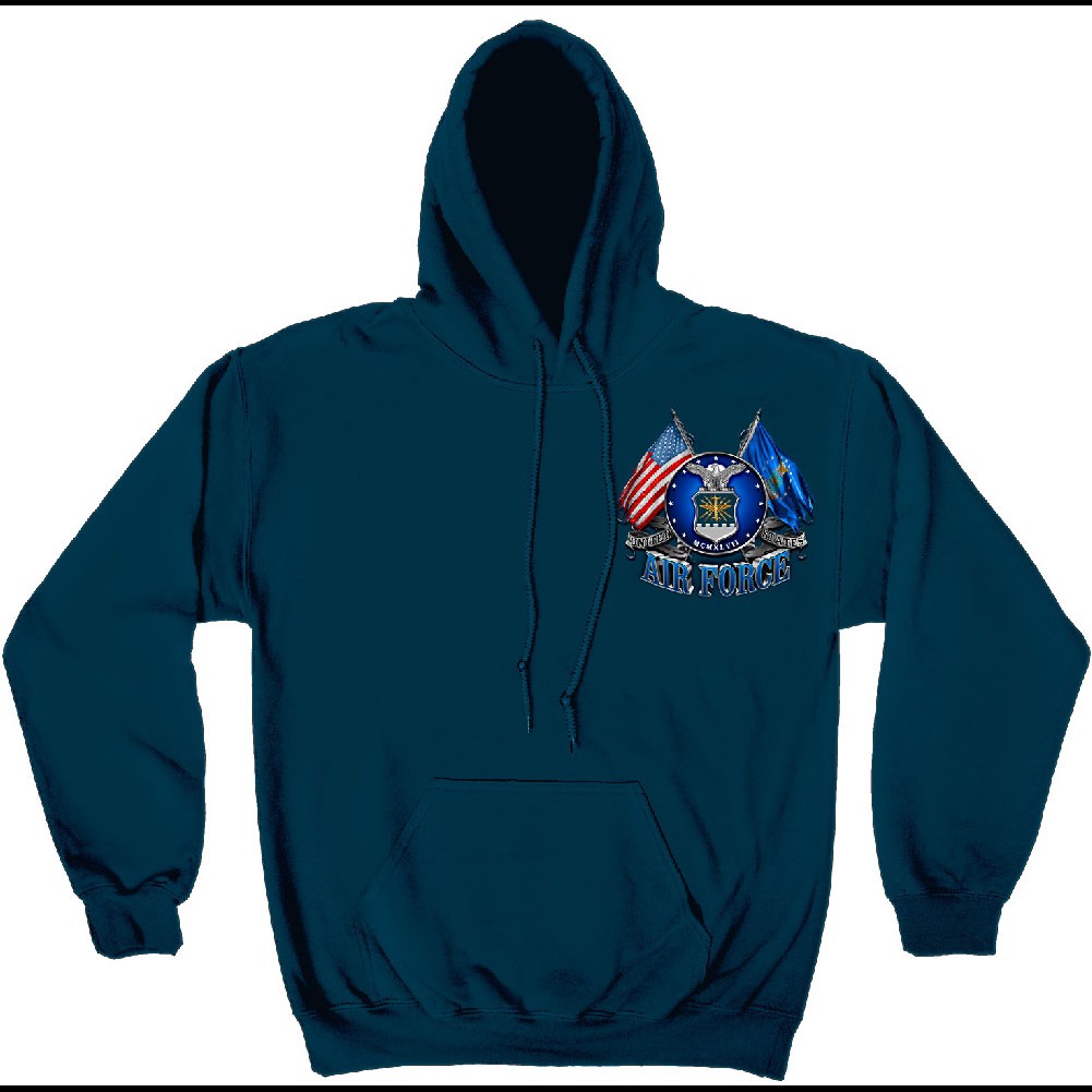 Air Force Double Eagle Blue Hoodie - image 2