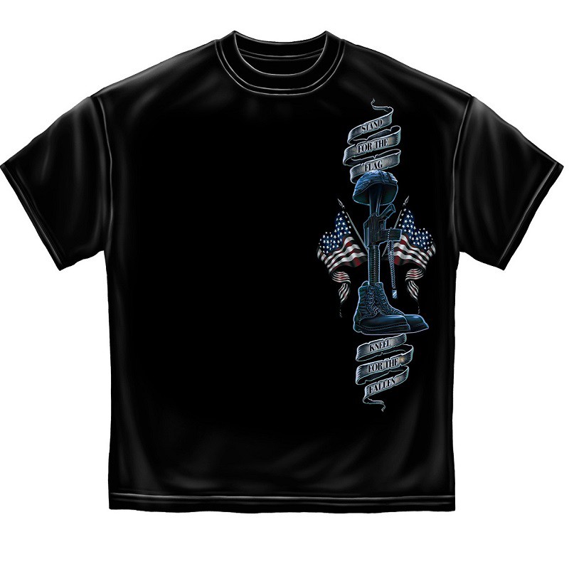 Stand For The Flag Kneel For The Fallen Tshirt - image 2