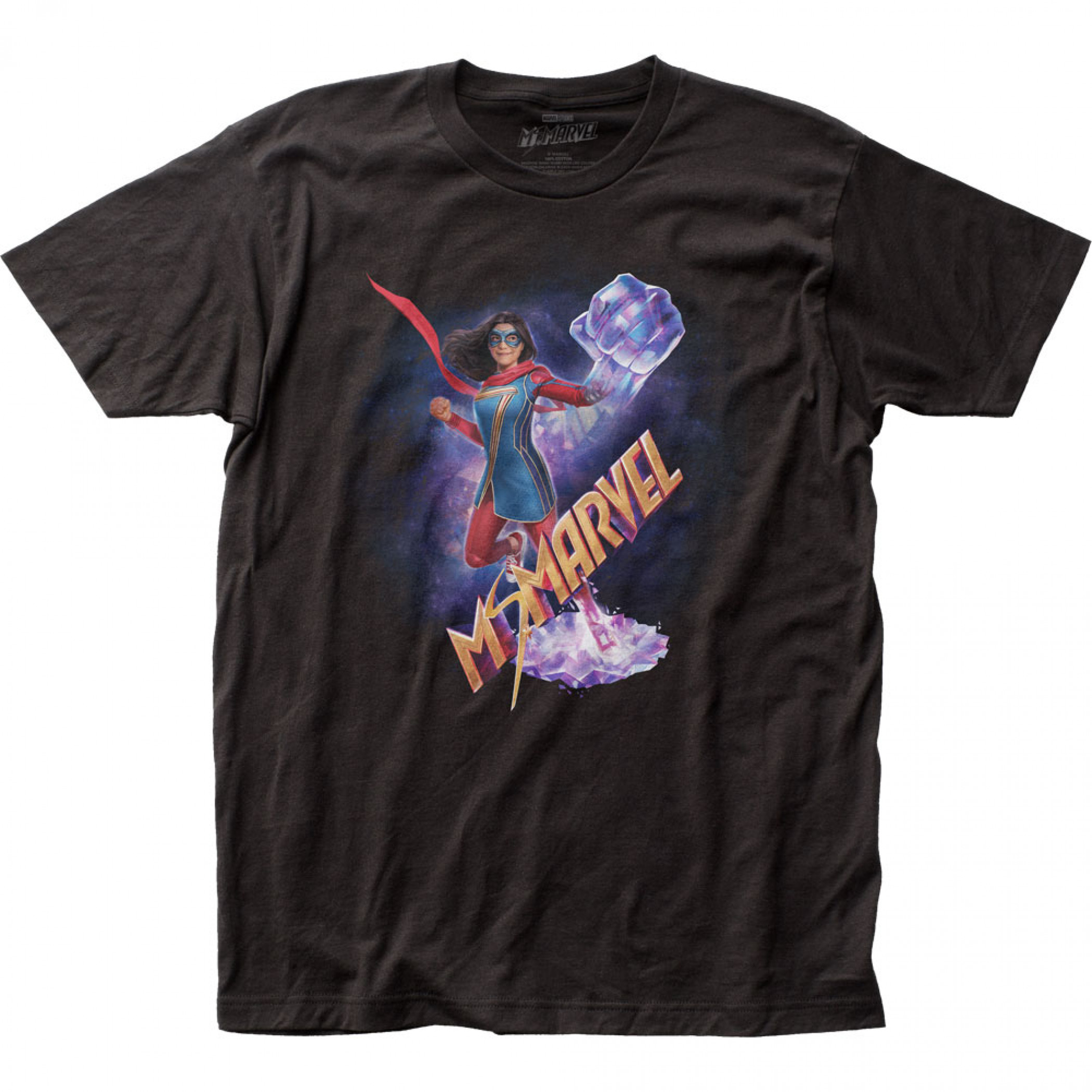 Ms. Marvel Kamala Khan Character T-Shirt, Black