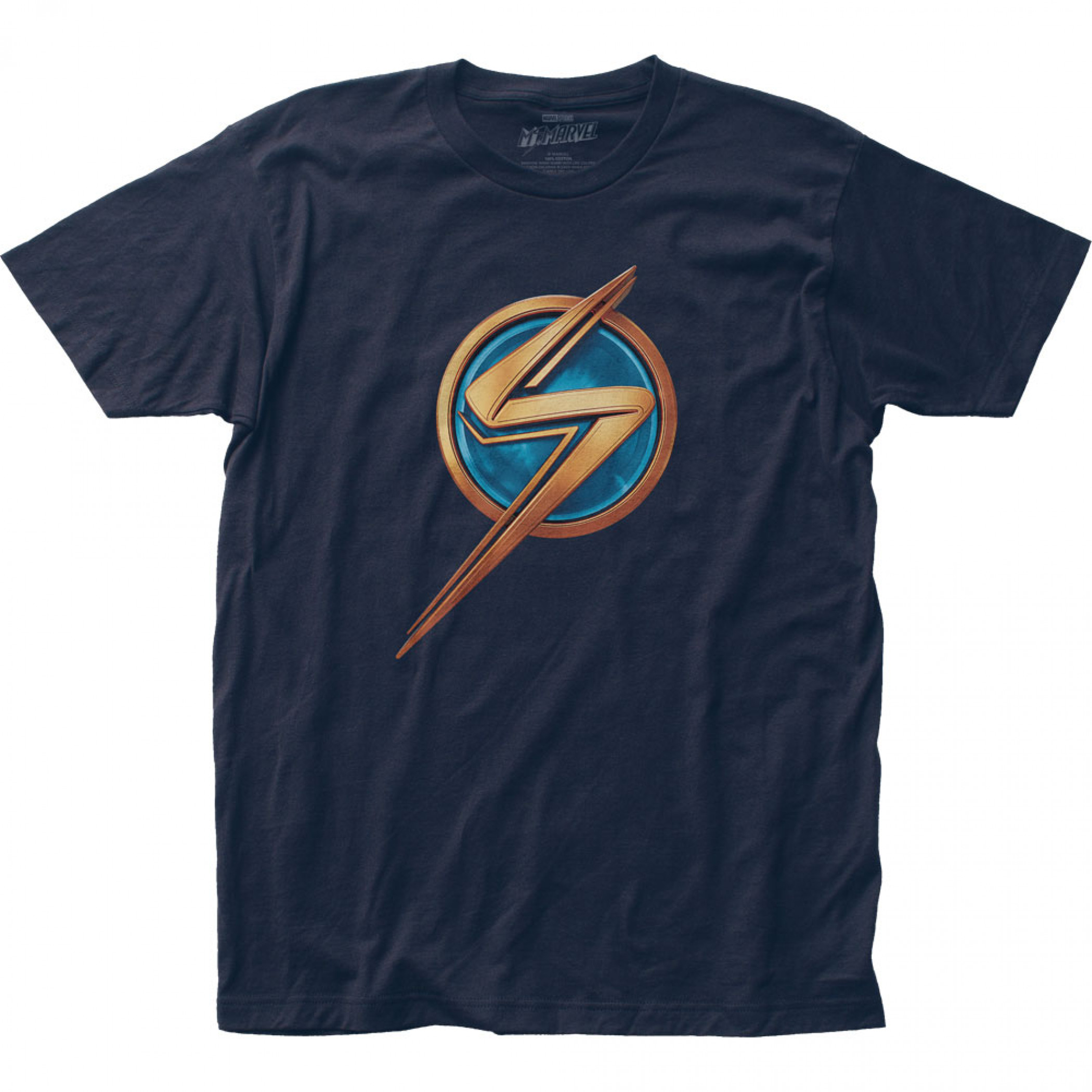 Ms. Marvel Logo T-Shirt, Blue