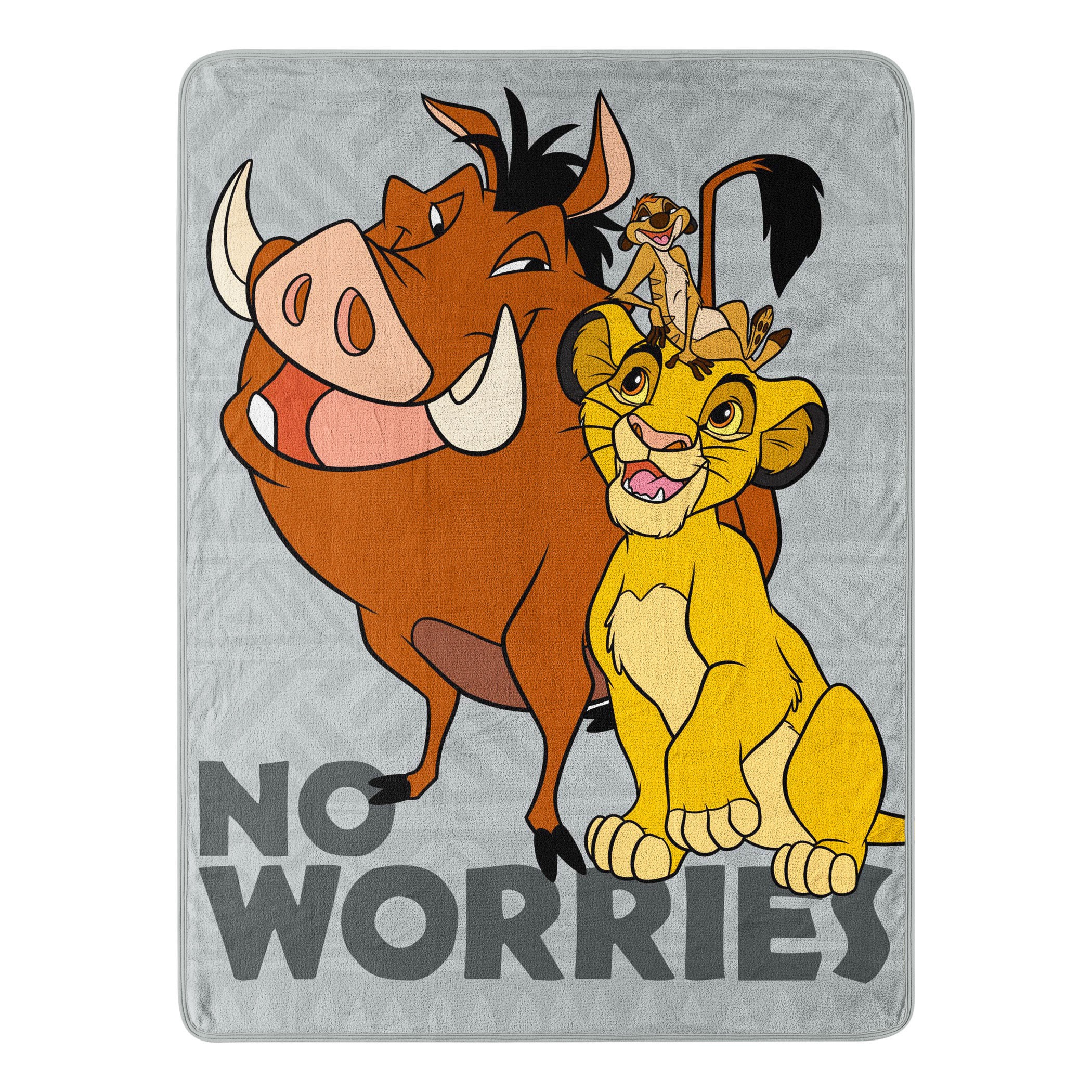 Lion King No Worries Fleece Blanket