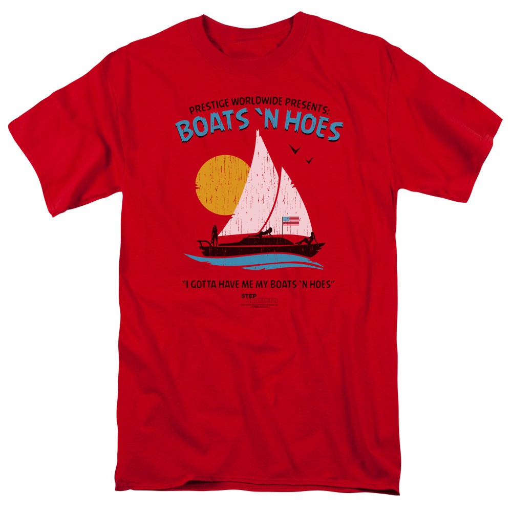 Step Brothers Boats and Hoes Red Tshirt