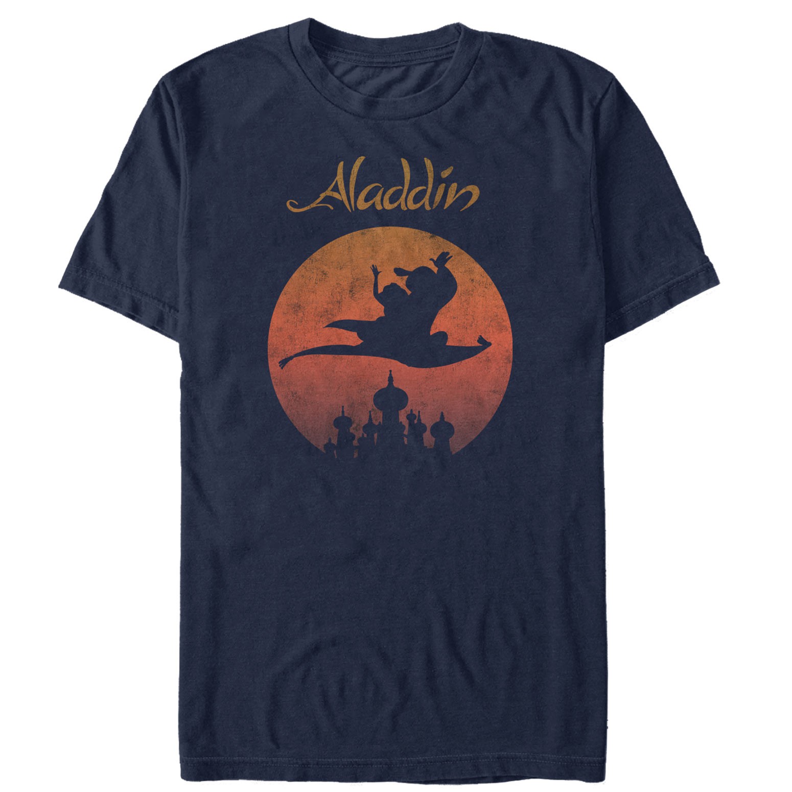 Aladdin Magic Carpet Navy Blue Tee Shirt