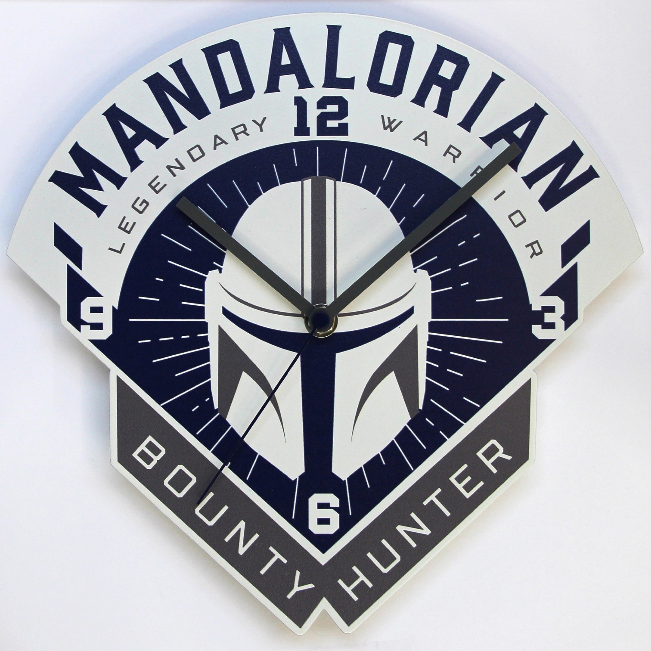 Star Wars The Mandalorian Bounty Hunter Clock, Multi-Color