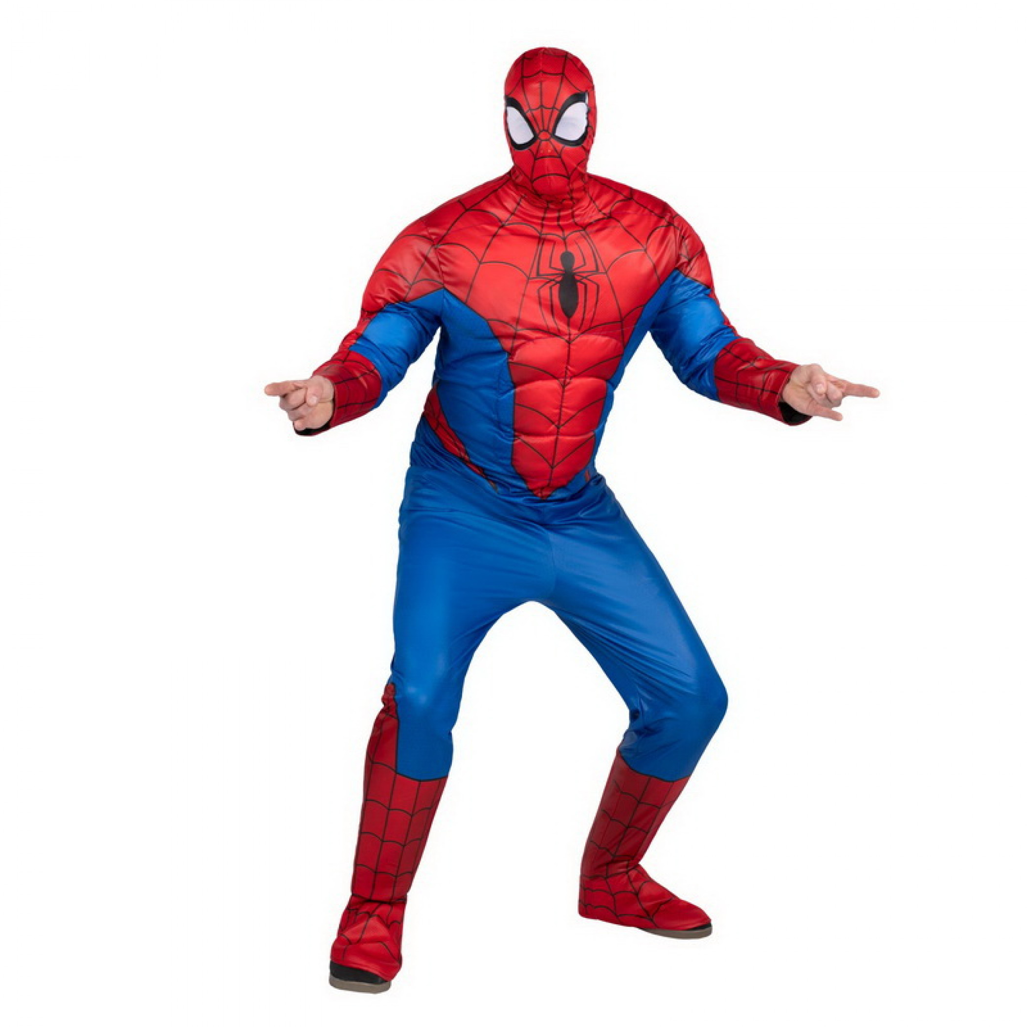 Spider-Man Suit Men's Qualux Foam Costume, Multi-Color