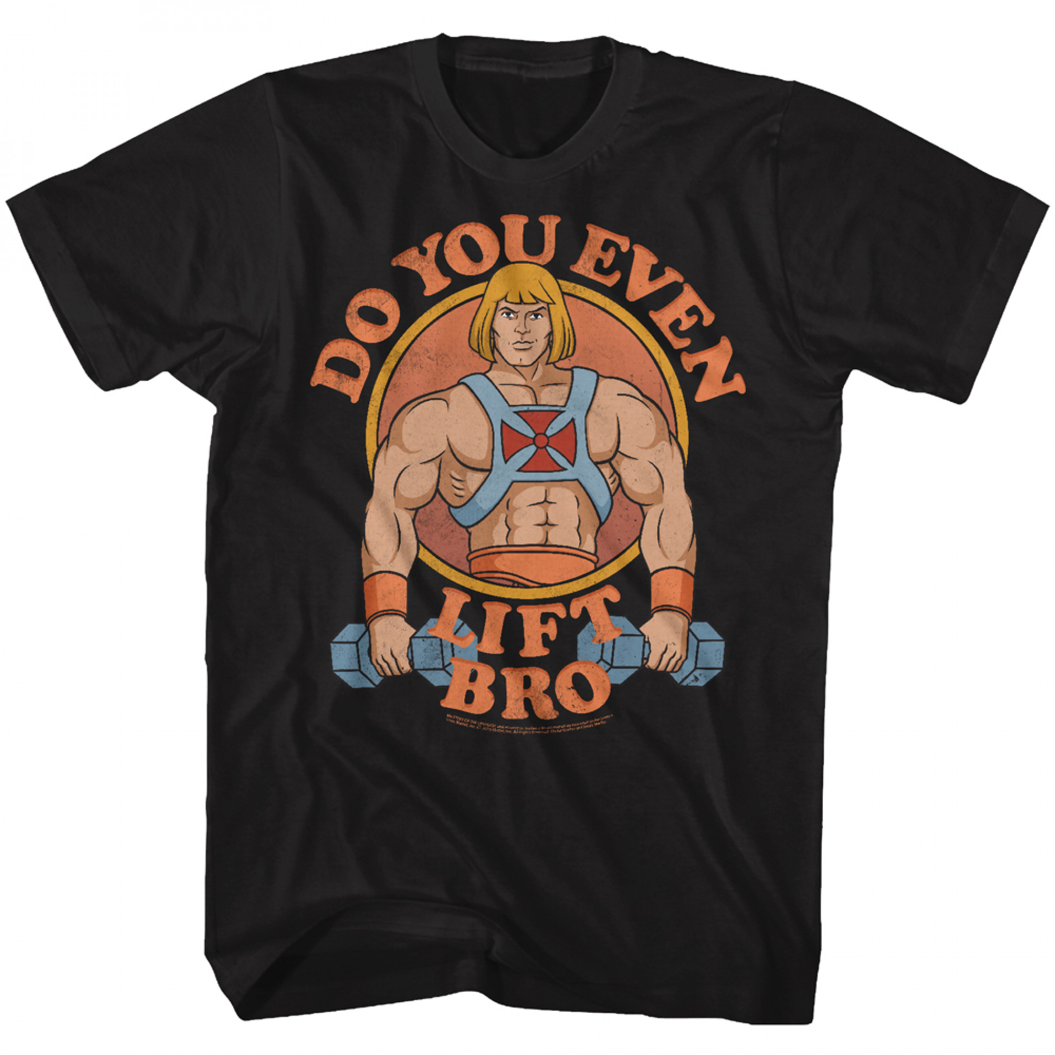 Masters of the Universe He-Man Do You Even Lift T-Shirt, Black