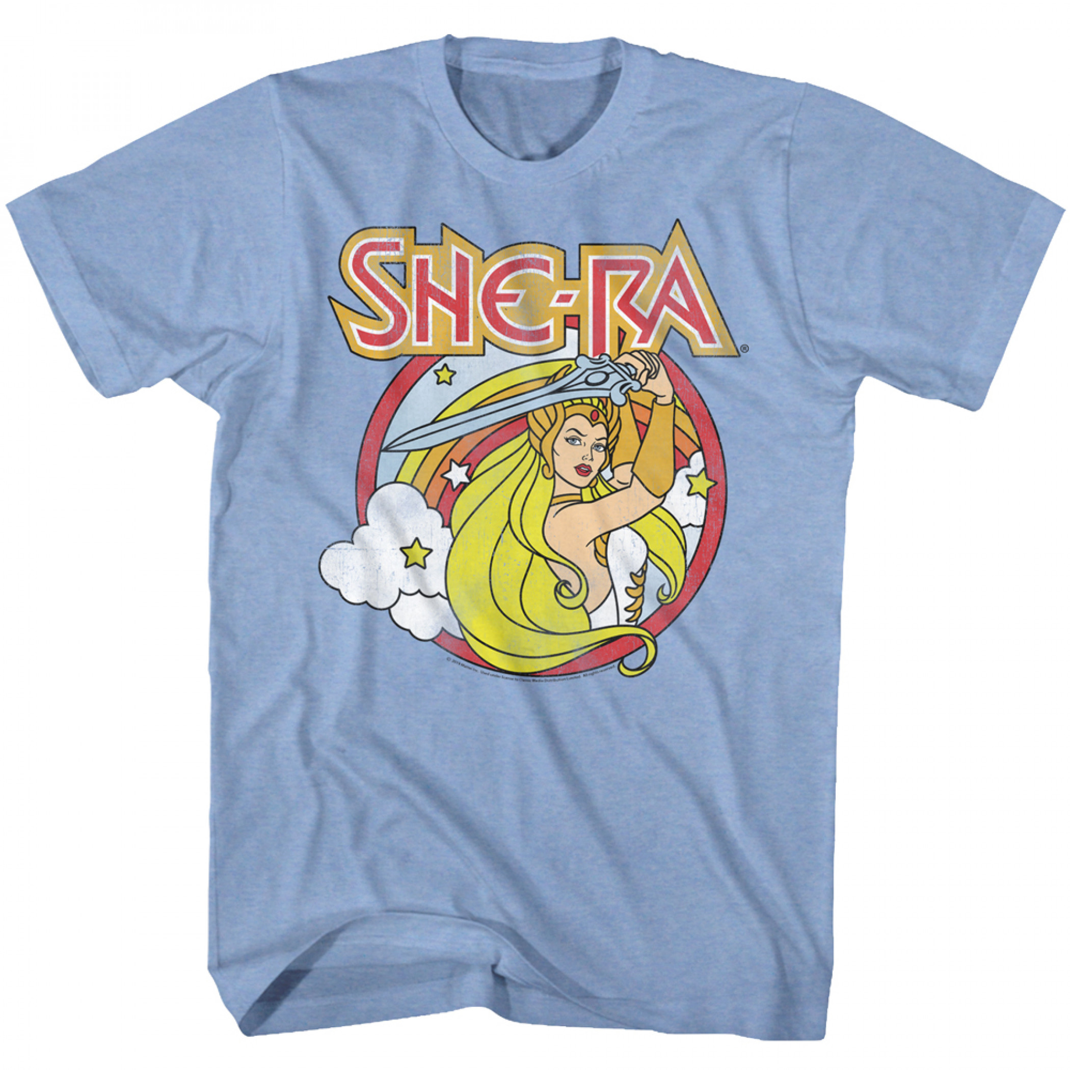 Masters of the Universe She-Ra Rainbow Sword T-Shirt, Blue