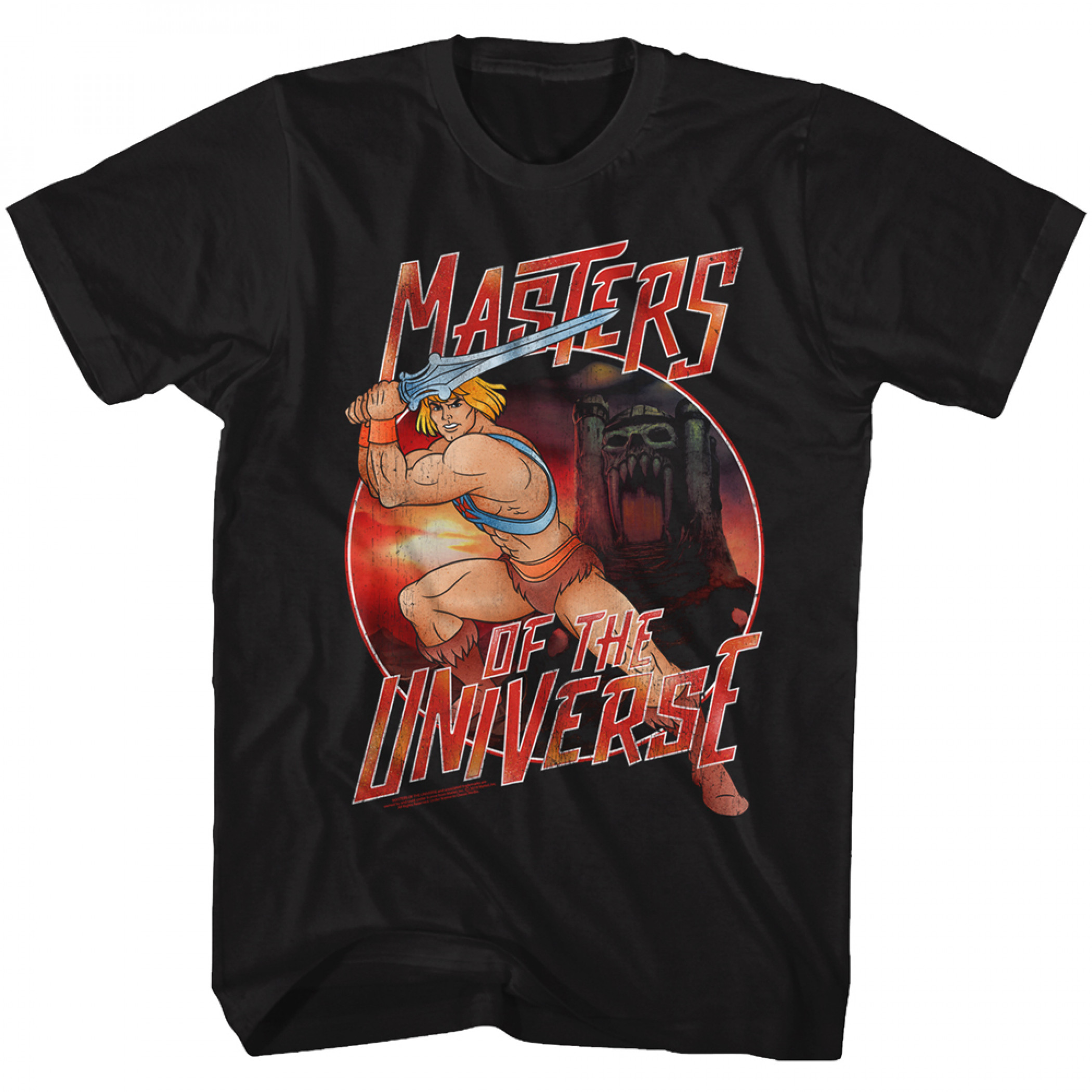 Masters of the Universe Metal T-Shirt, Black