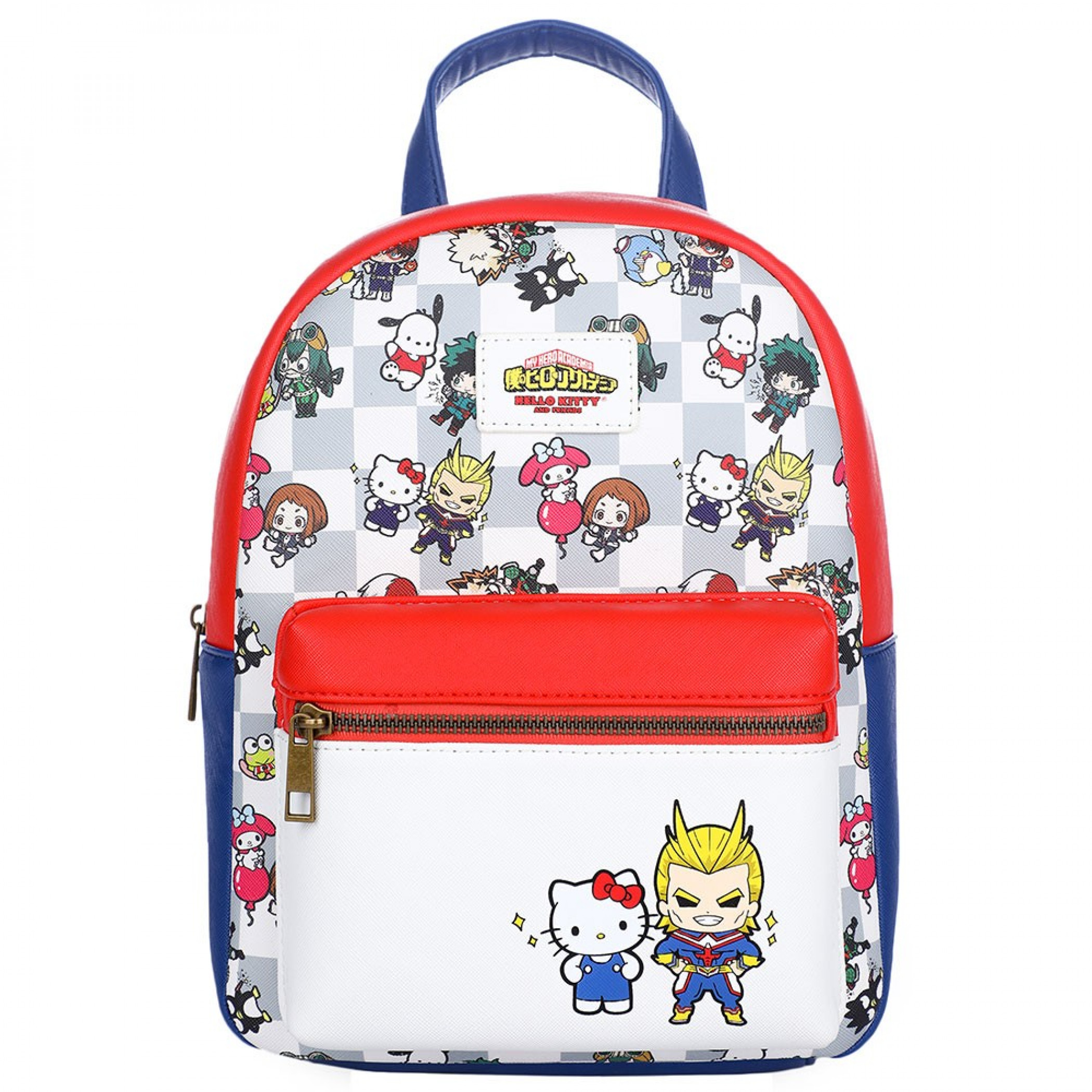 My Hero Academia X Hello Kitty and All Might Color Block Mini Backpack, Multi-Color
