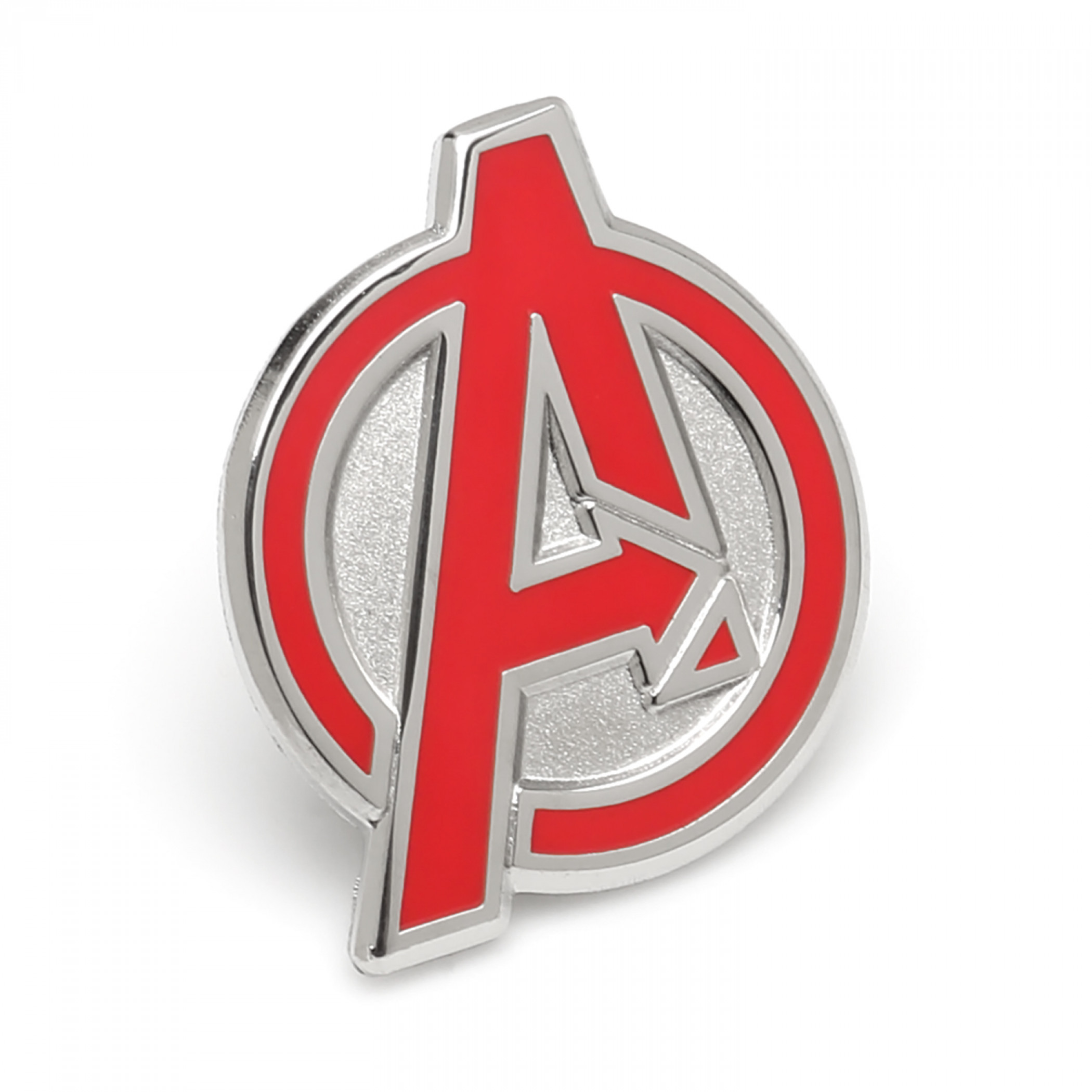 Avengers Red Logo Lapel Pin, Red