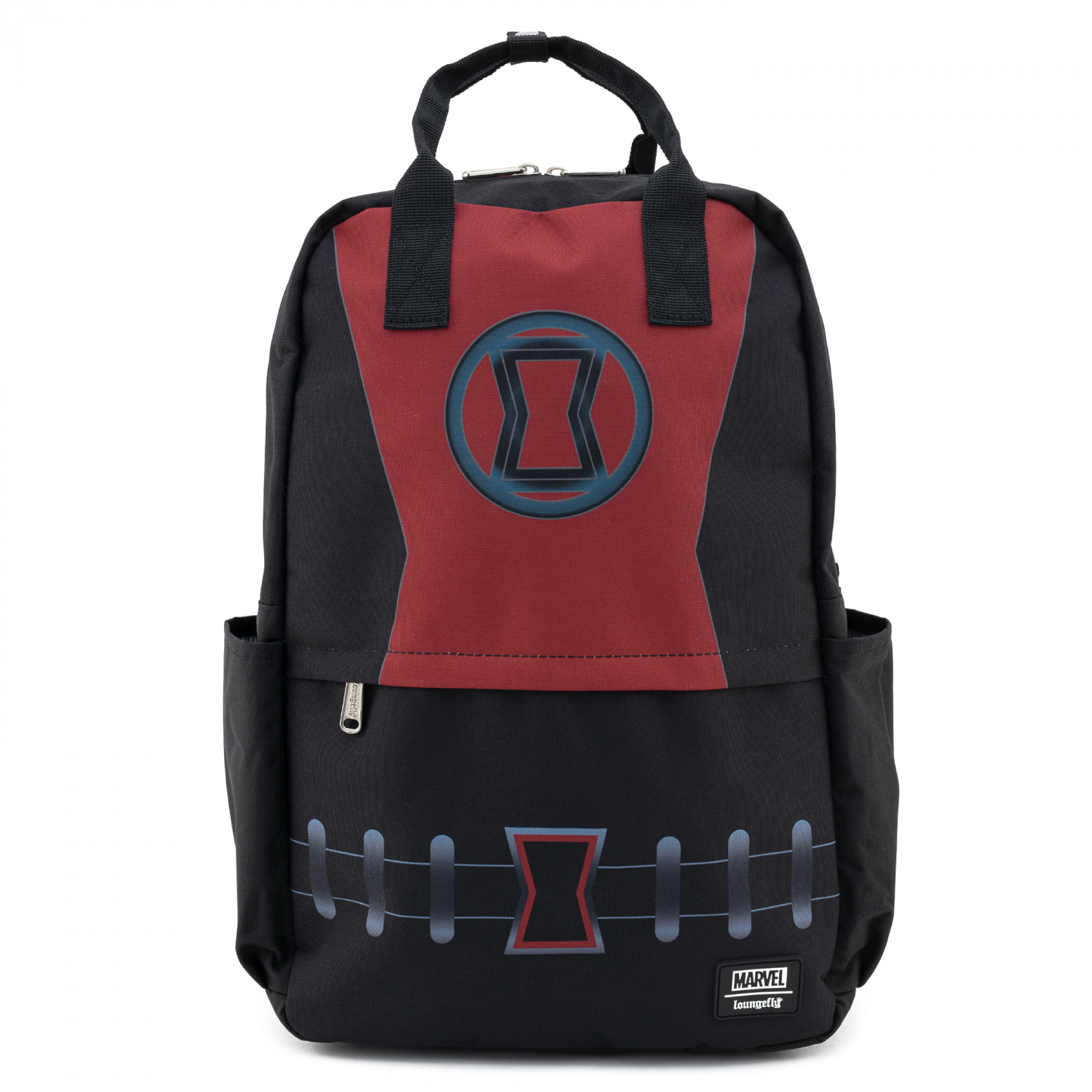Black Widow Cosplay Nylon Backpack by Loungefly, Black