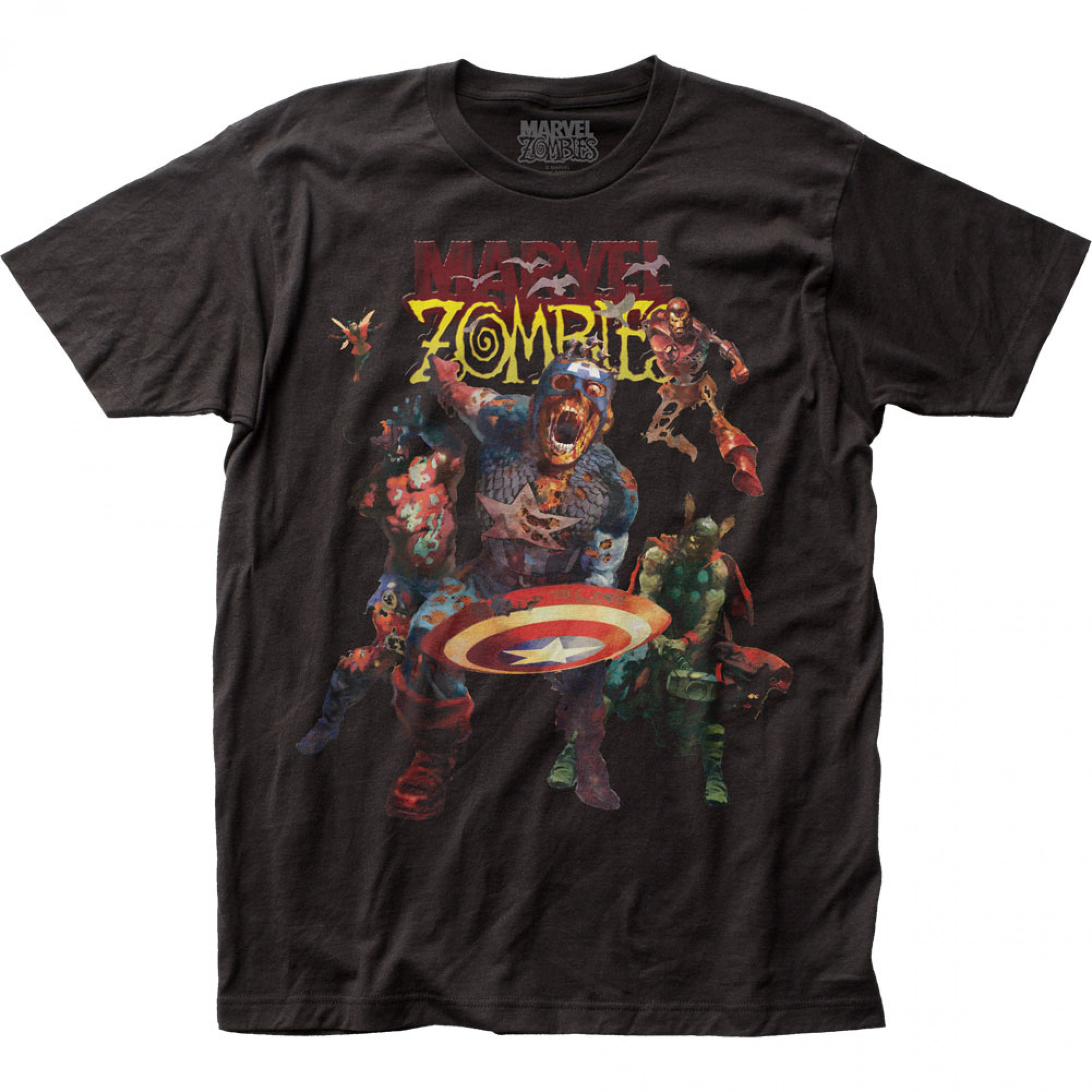 Marvel Zombies Comic Zombie Avengers T-Shirt, Black