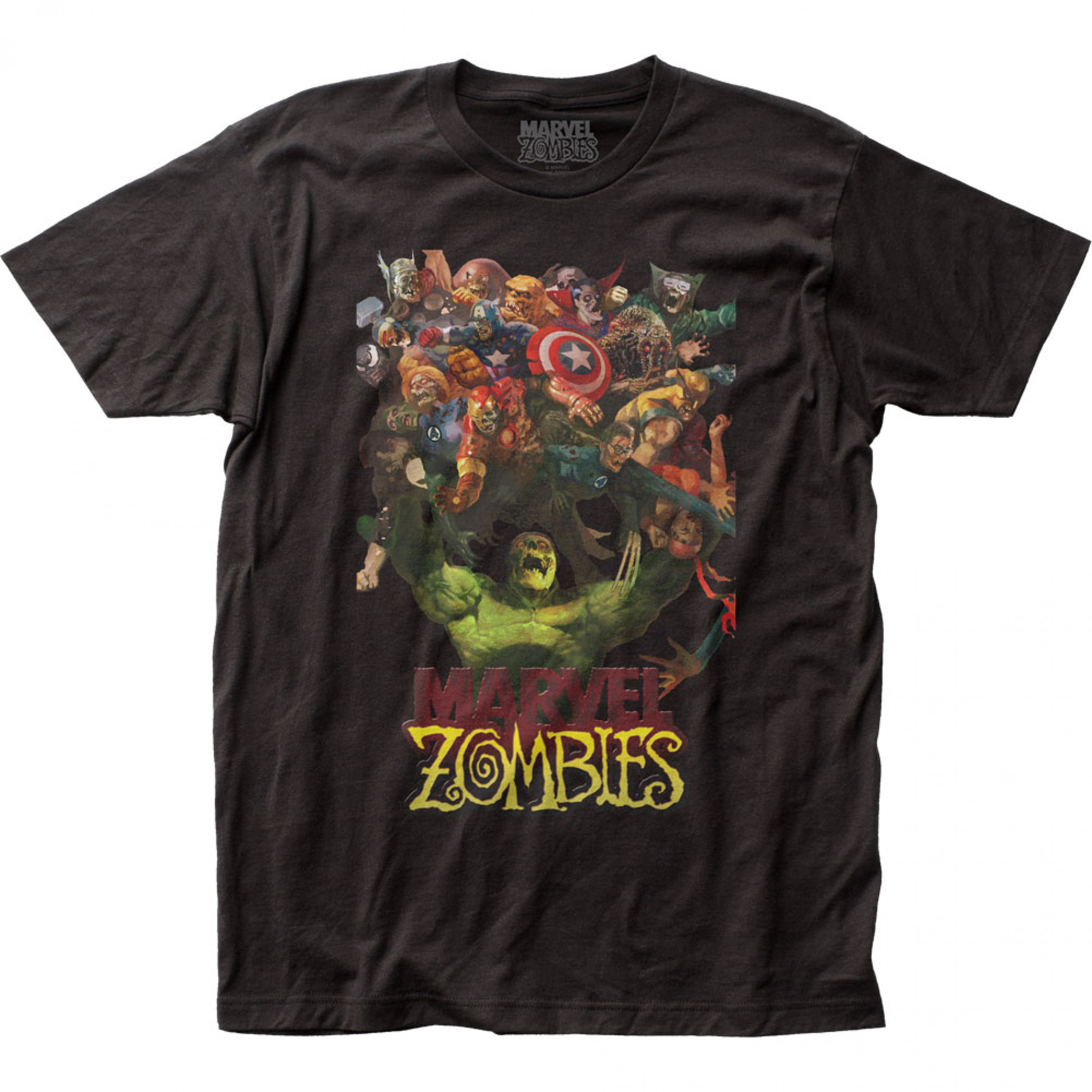 Marvel Zombies Comic Hulk Zombie Strength T-Shirt, Black