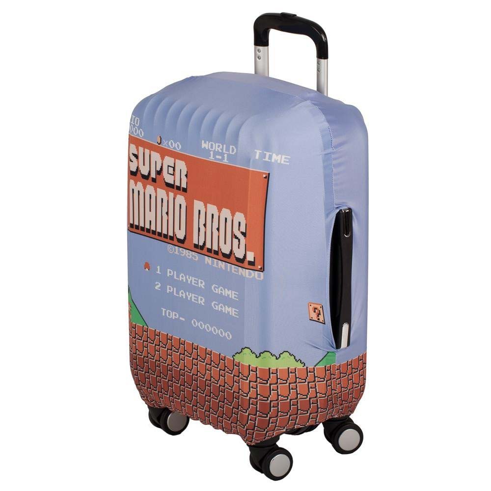 Super Mario Luggage Cover, Blue