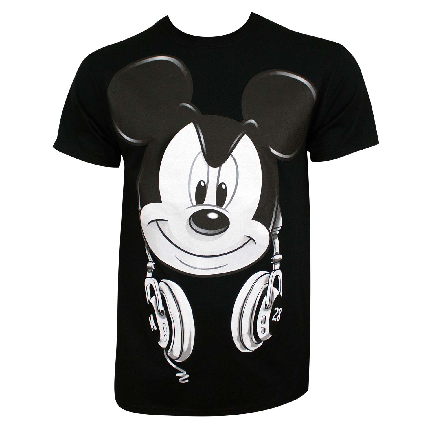 Mickey Mouse Men's Black DJ Mickey T-Shirt