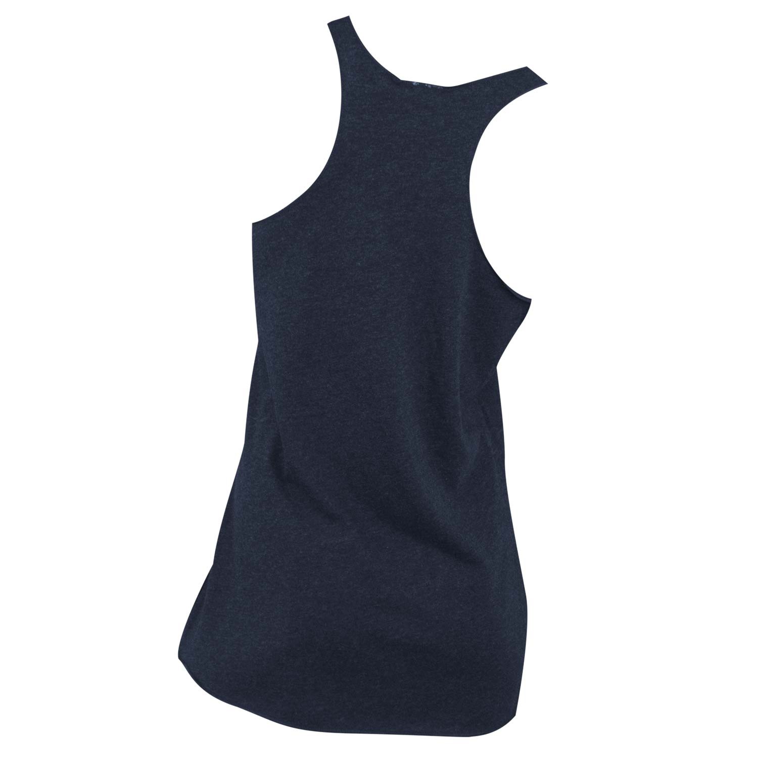 Miller Lite Can Triblend Women's Blue Racer Back Tank Top - image 2