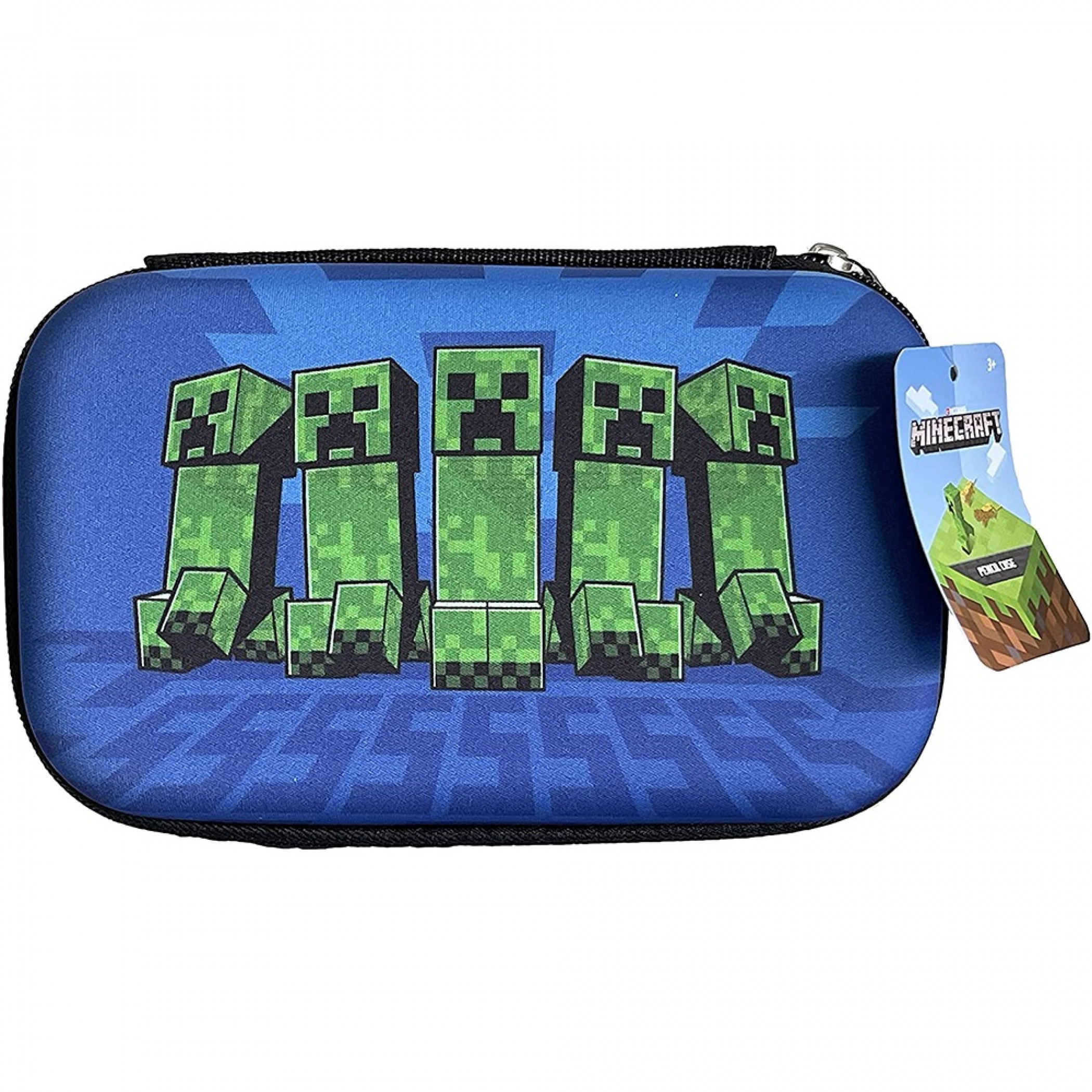 Minecraft Creepers Molded Pencil Case, Multi-Color
