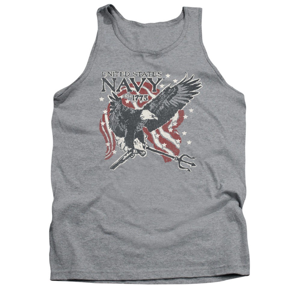 US Navy Trident Gray Tank Top