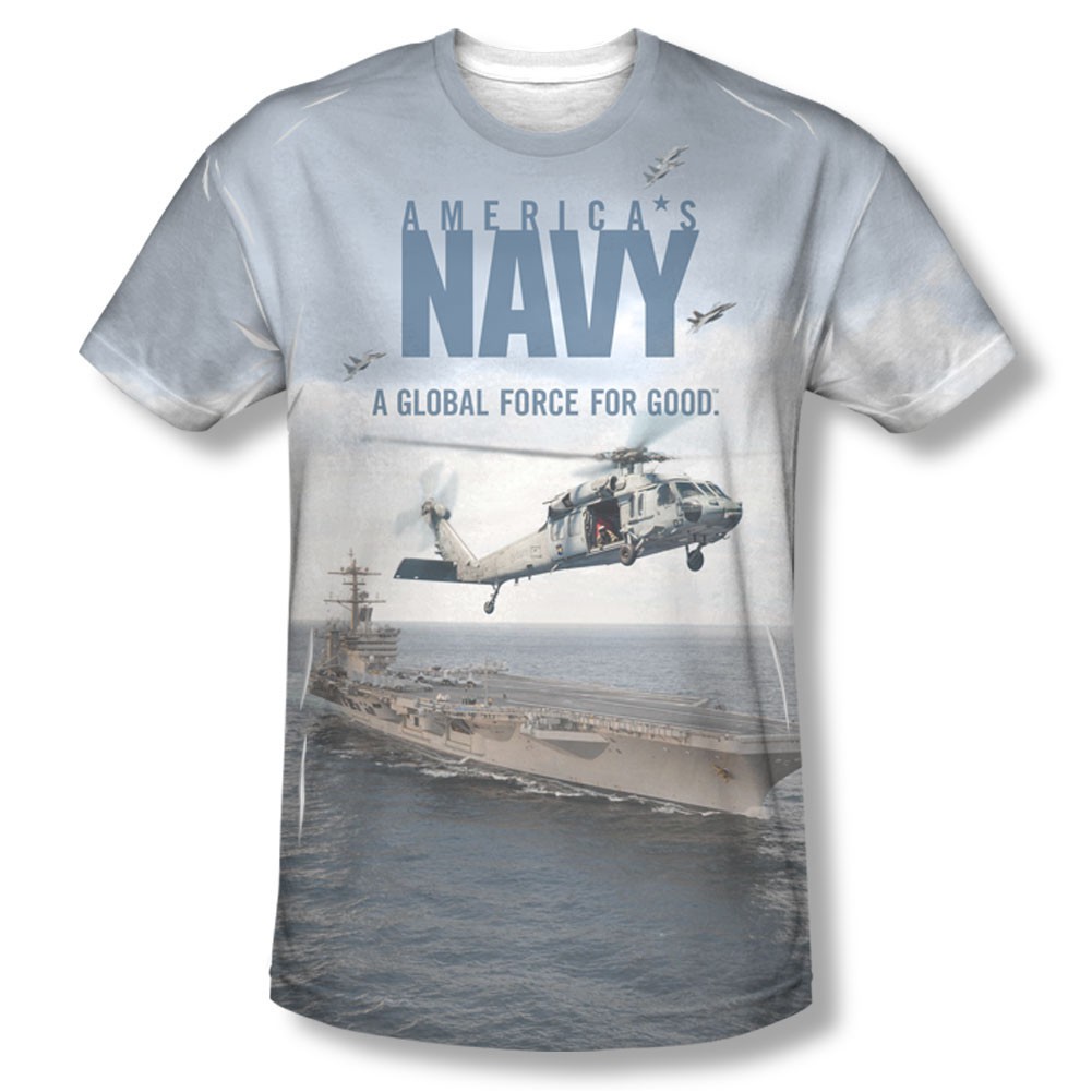 US Navy Over And Under Sublimation T-Shirt