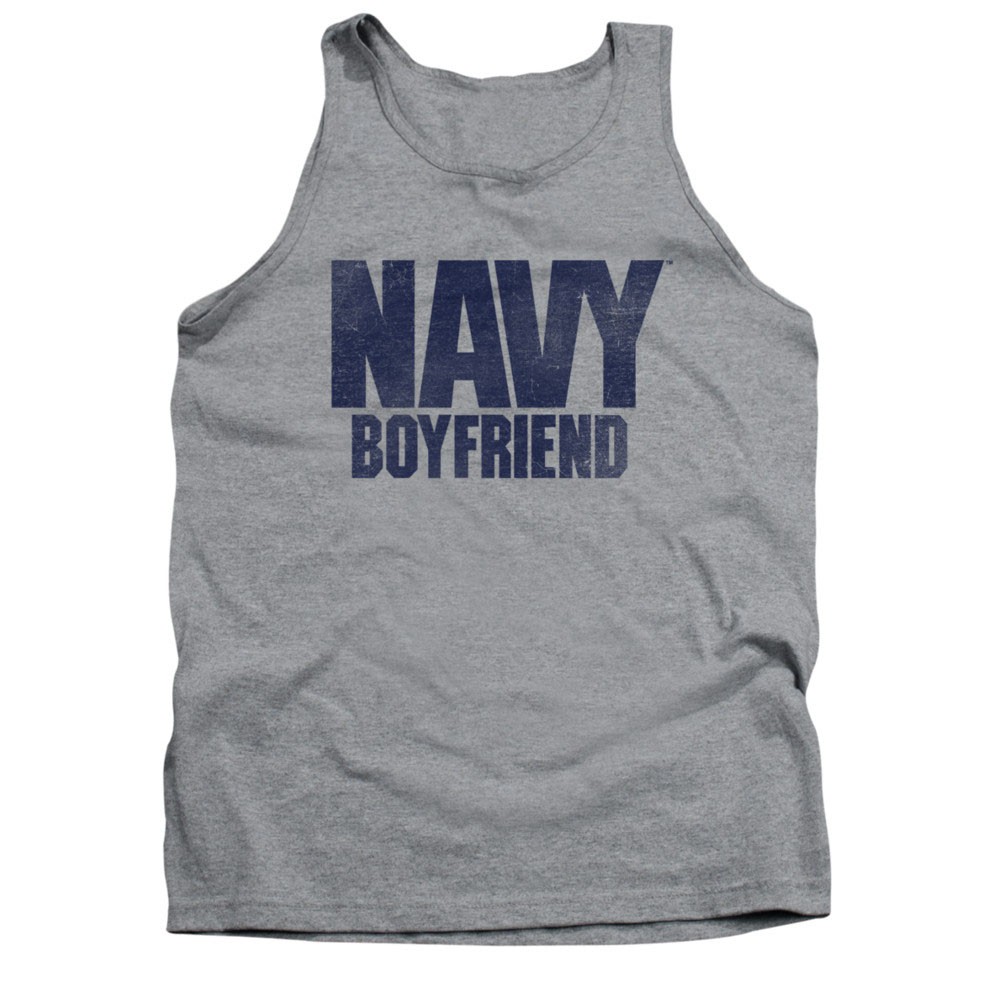 US Navy Boyfriend Gray Tank Top