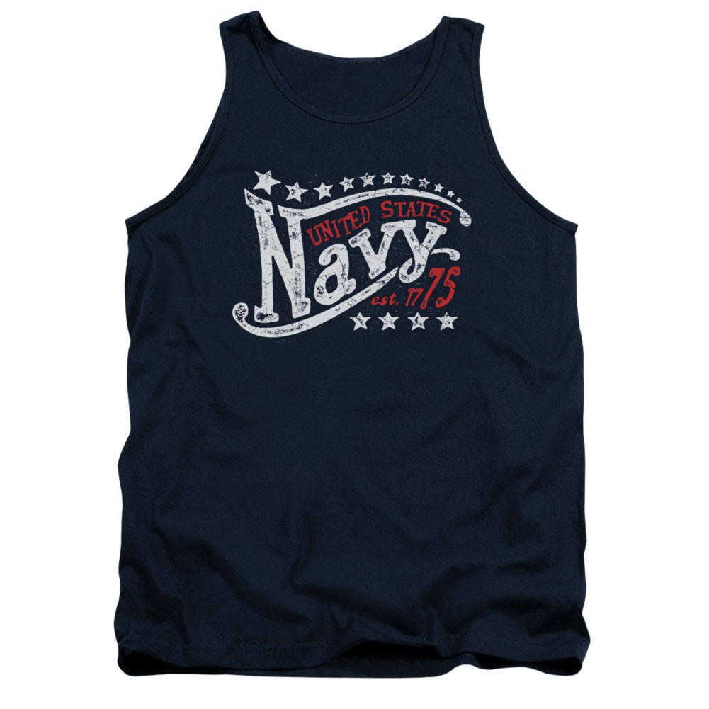 US Navy Stars Blue Tank Top
