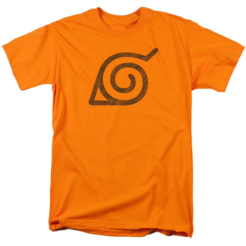 Naruto Leaves Symbol Tshirt, Orange