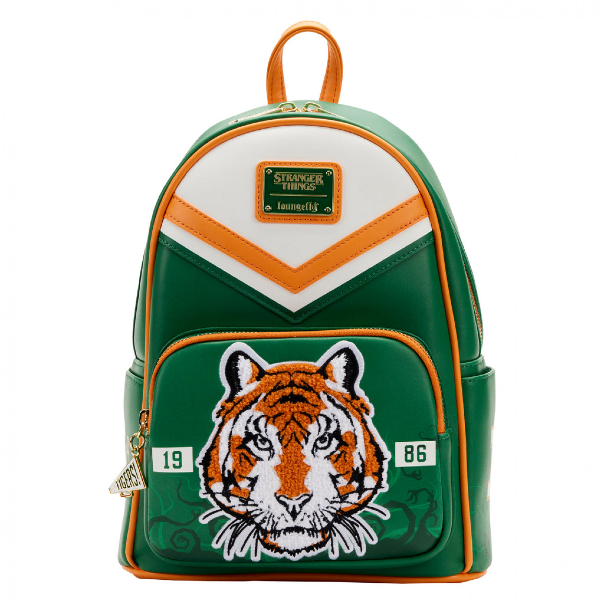 Stranger Things Hawkins High School Mini Backpack from Loungefly, Green