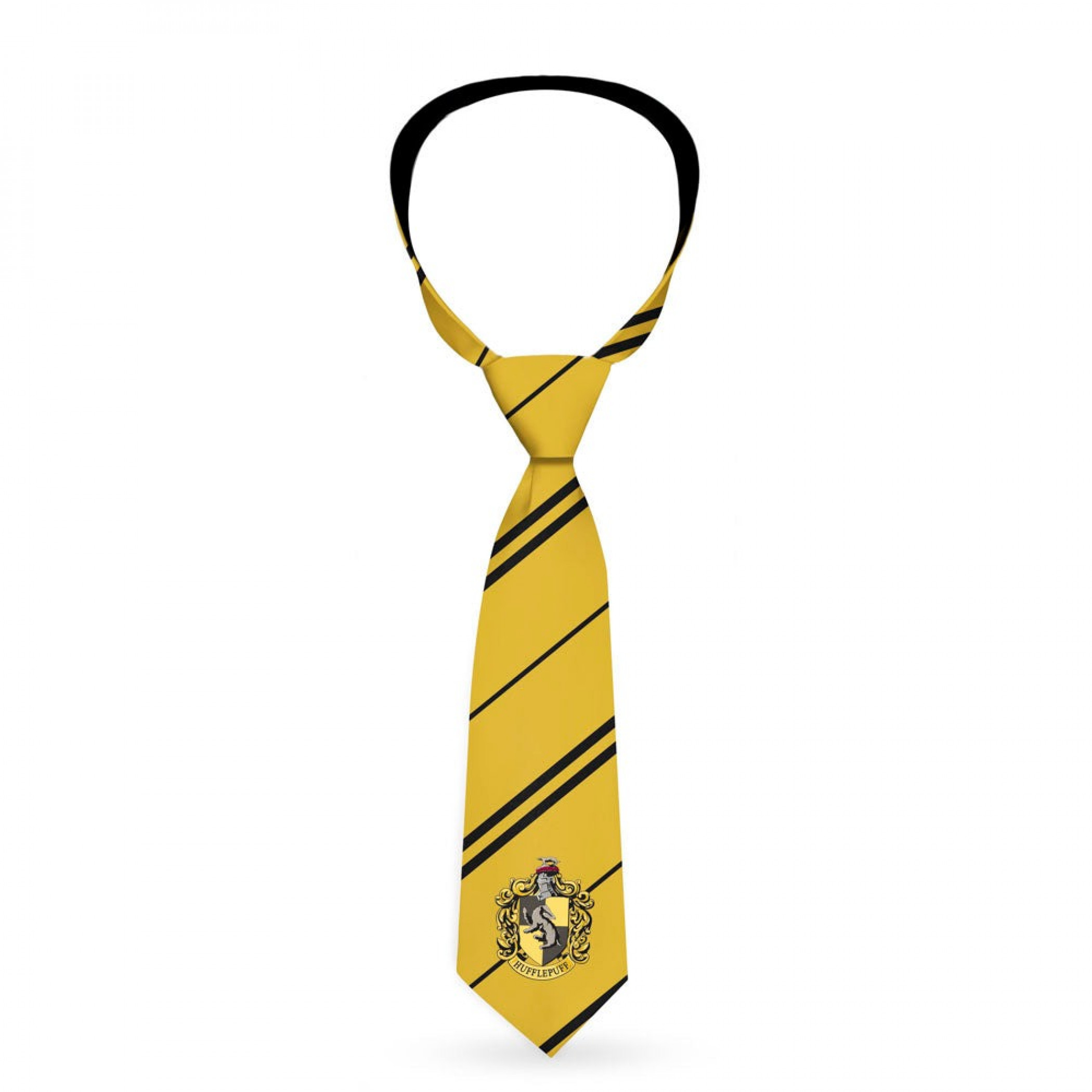 Harry Potter Hufflepuff Crest Necktie, Yellow
