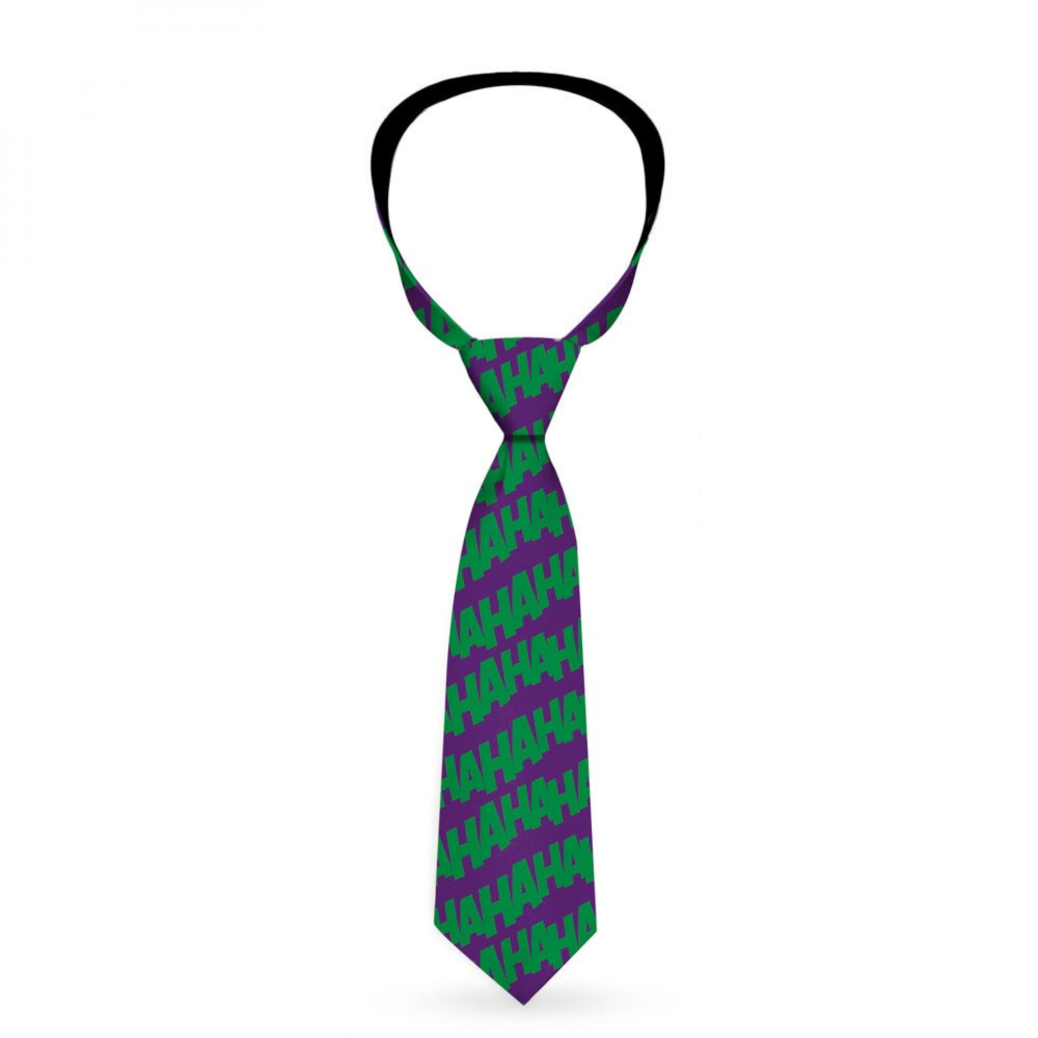 Joker 'HAHAHA' All Over Print Necktie, Purple