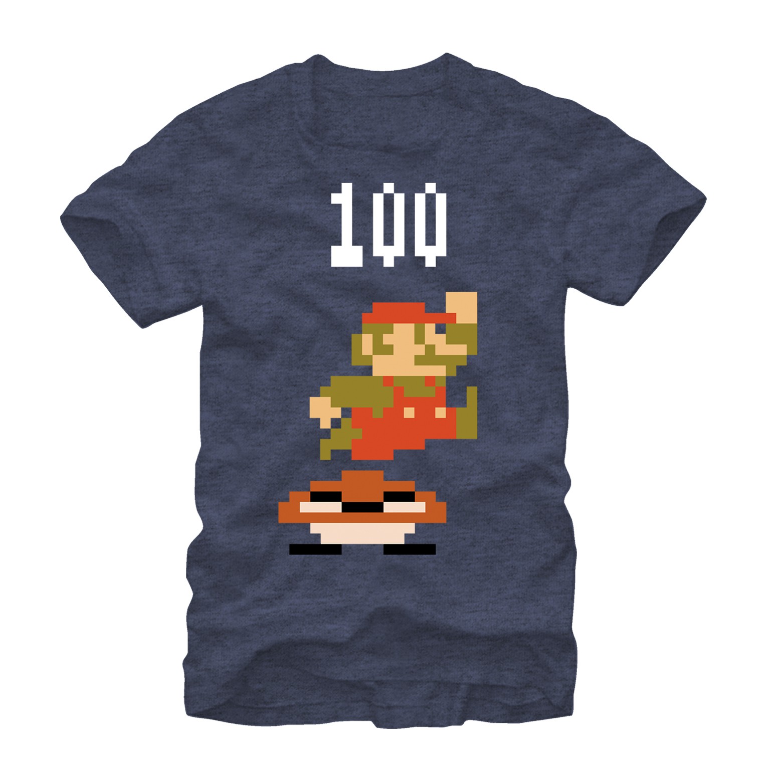 Nintendo Mario Goomba Plop Blue T-Shirt, Blue