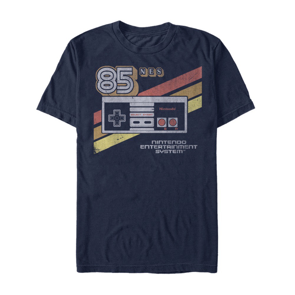 Nintendo NES Controller 85 Tshirt, Blue