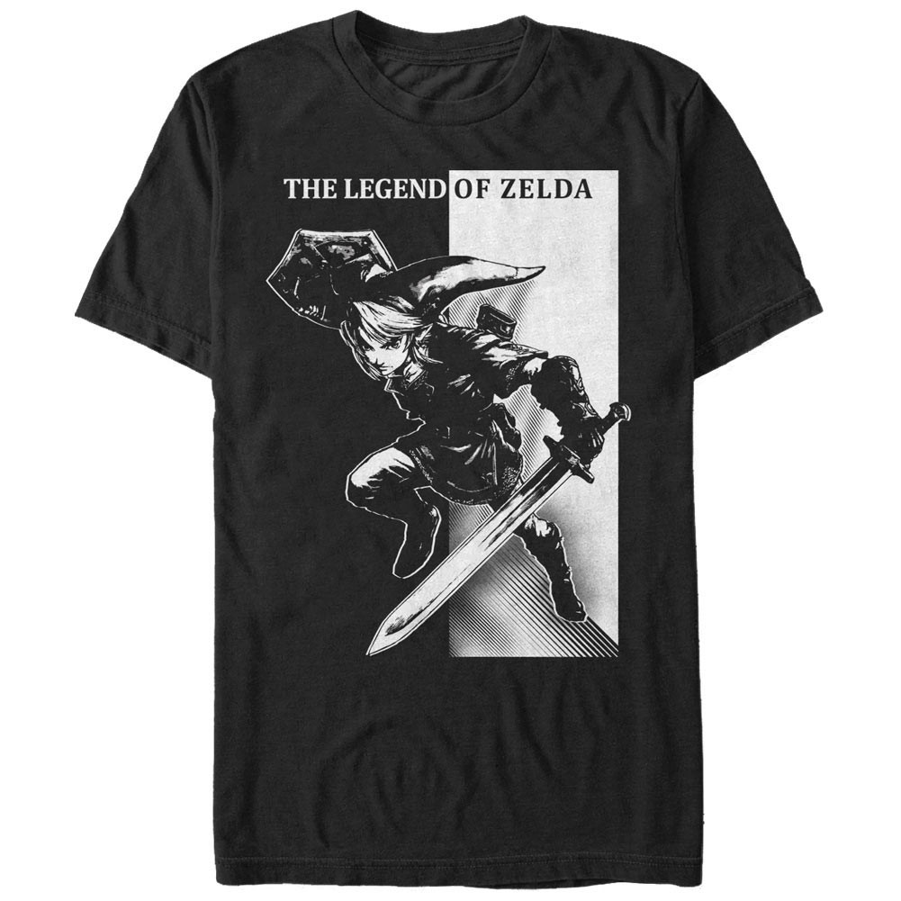 Nintendo Twilight Link Black T-Shirt, Black