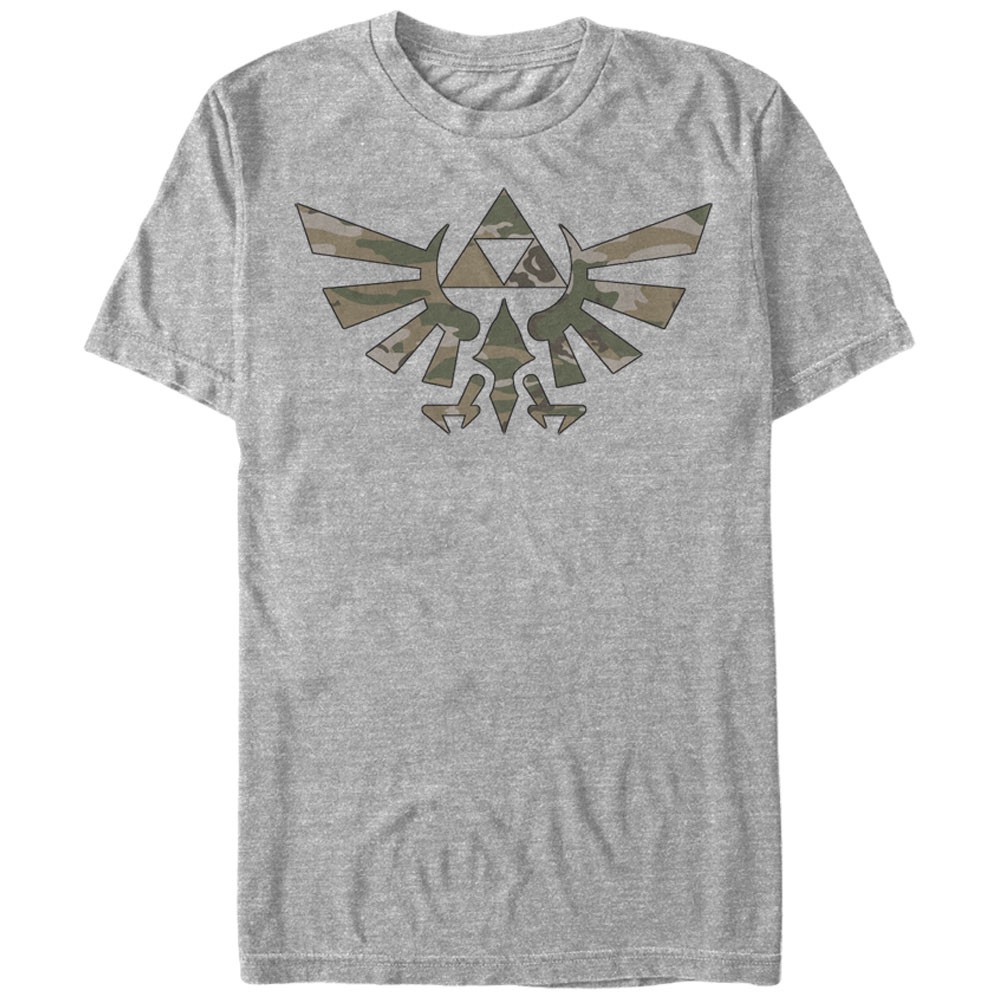 Nintendo Legend of Zelda Emblem Gray T-Shirt, Grey