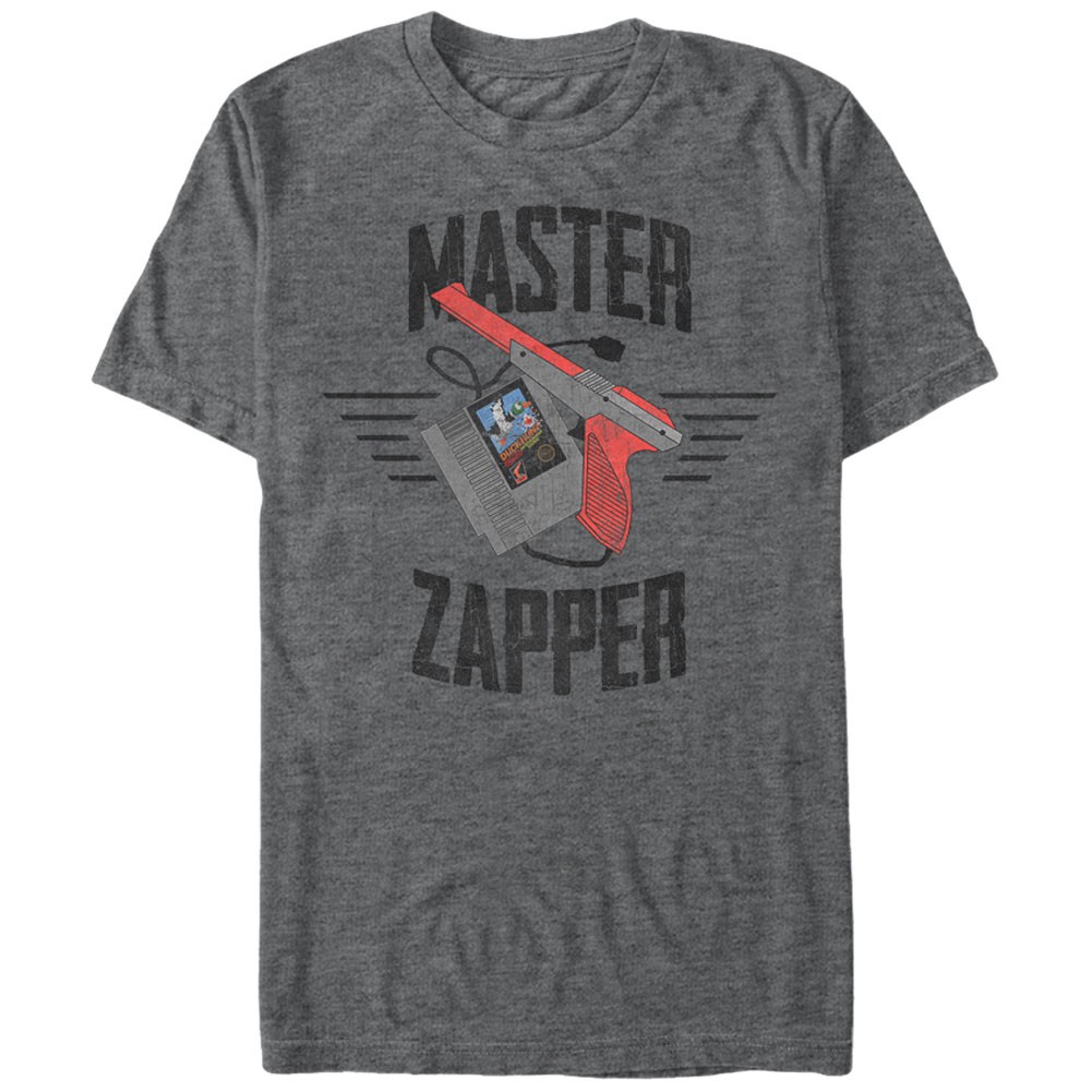Nintendo Master Zapper Gray T-Shirt, Grey