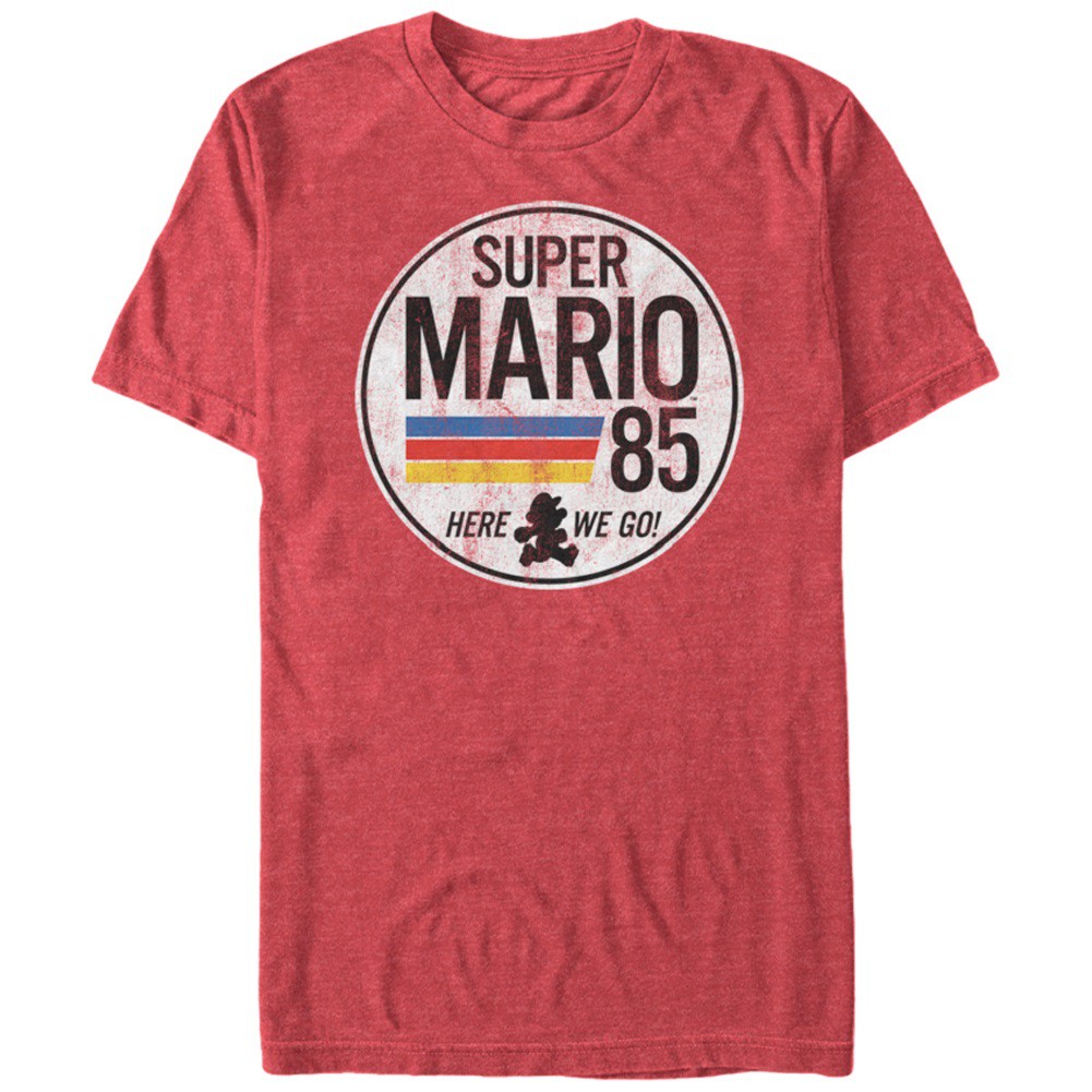 Mario 85 Here We Go Tshirt, Red