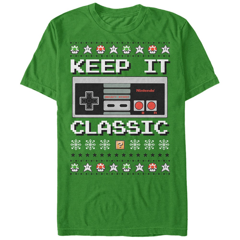 Nintendo Ugly Controller Green T-Shirt, Green