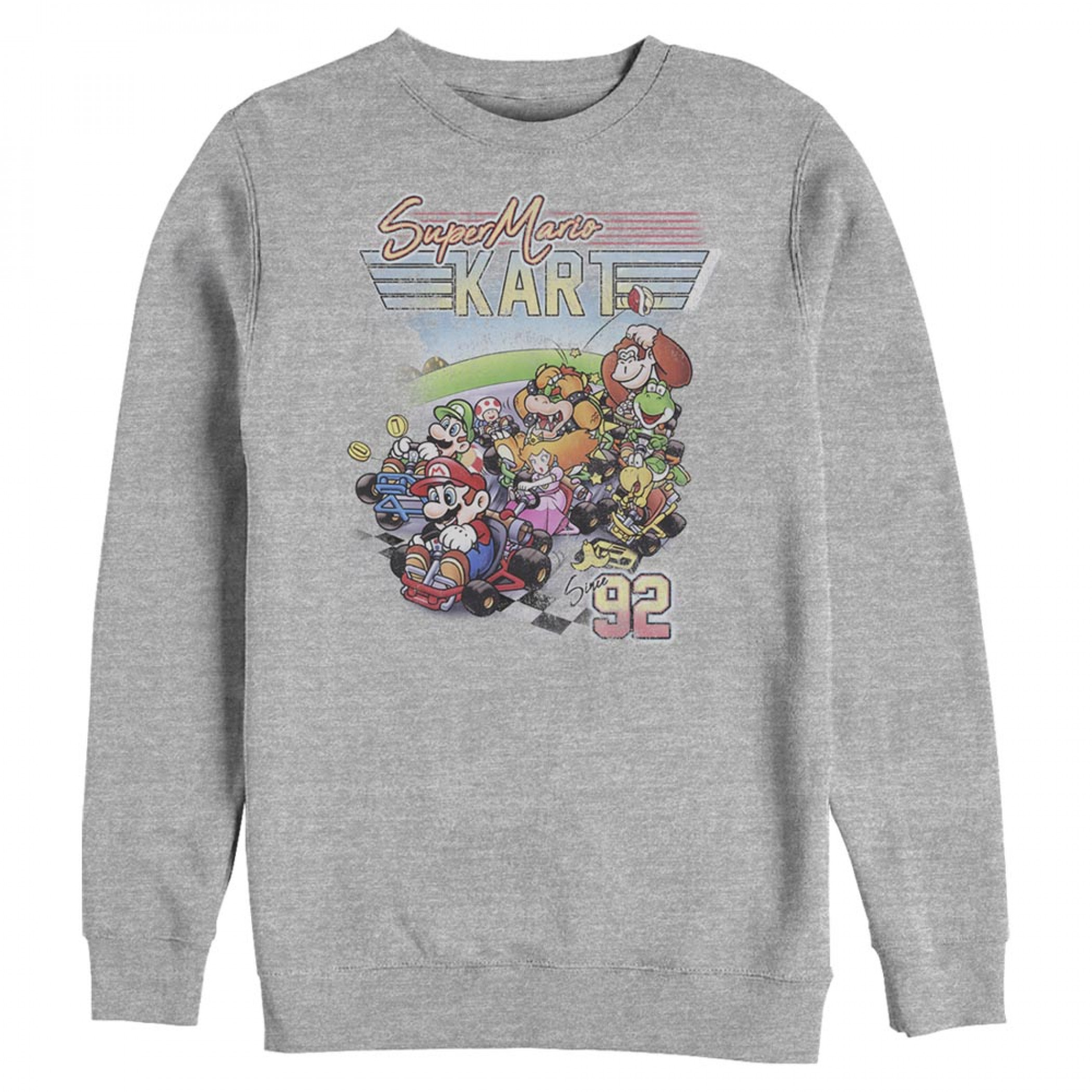 Nintendo Super Mario Kart '92 Sweatshirt, Grey