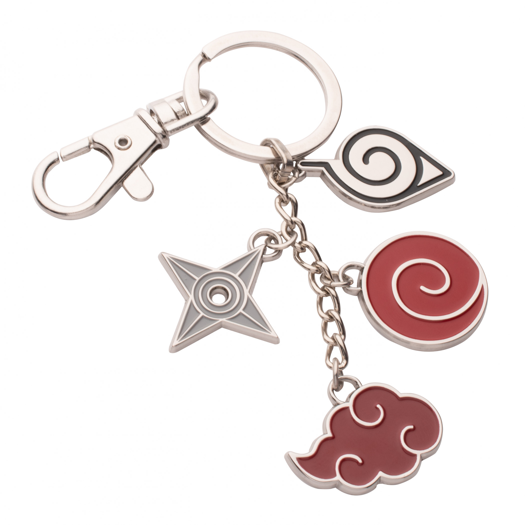 Naruto Icons Charm Keychain, Multi-Color