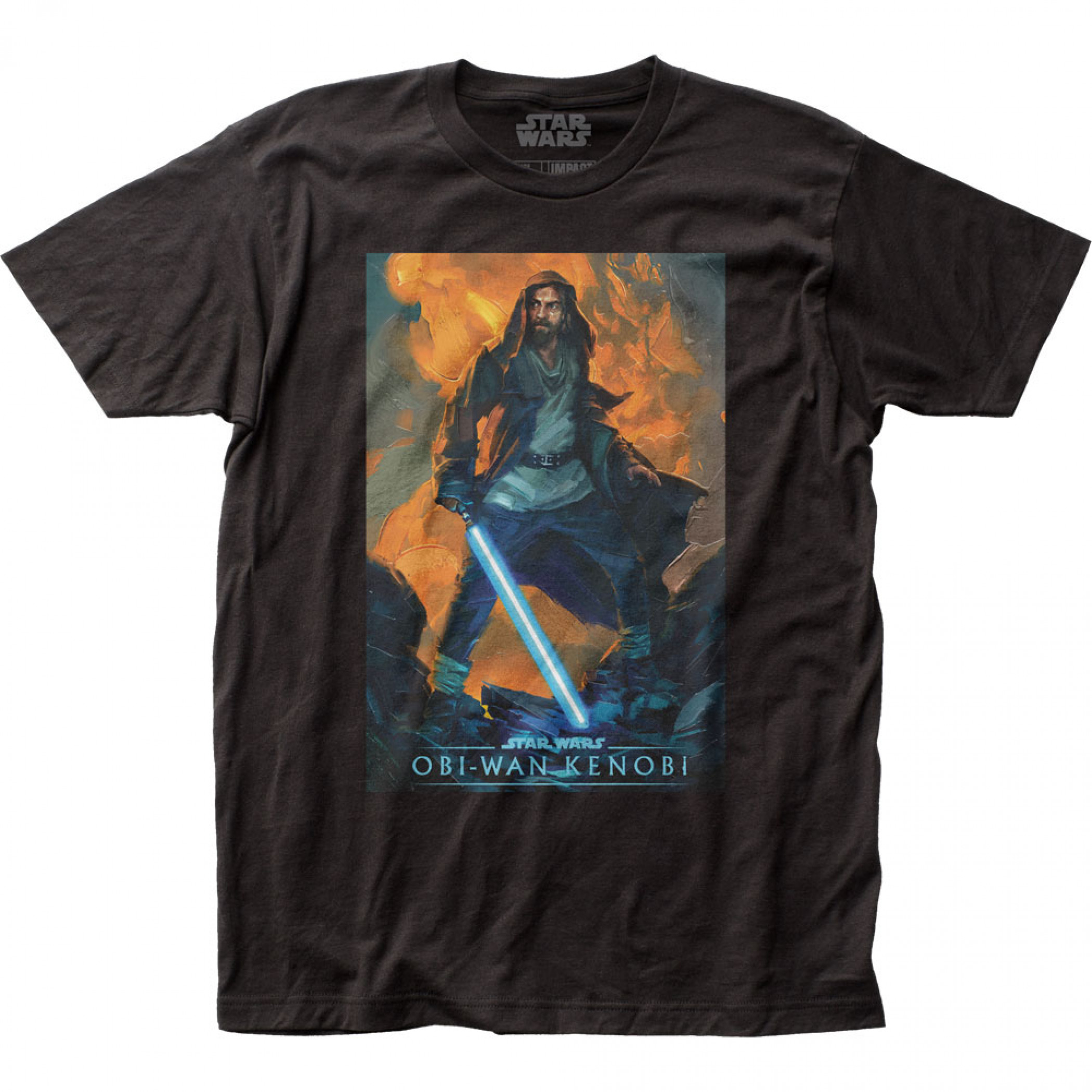 Star Wars Obi-Wan Kenobi Painting T-Shirt, Black