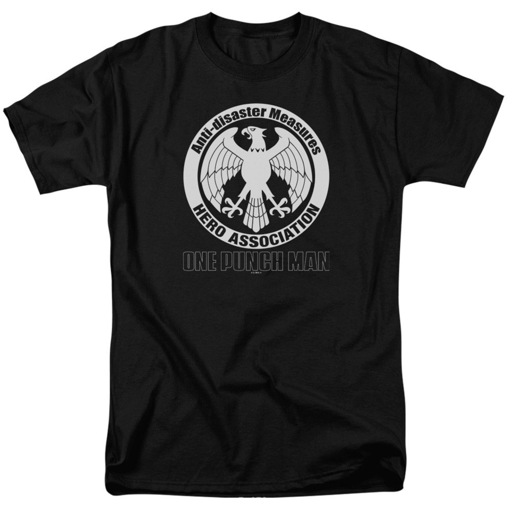 One Punch Man Hero Association Tshirt, Black