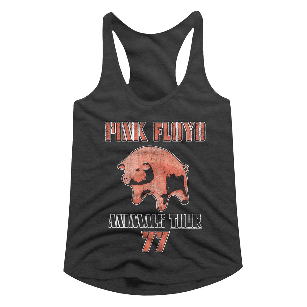 Pink Floyd Animals Tour Pig 77 Women's Racerback Tank Top