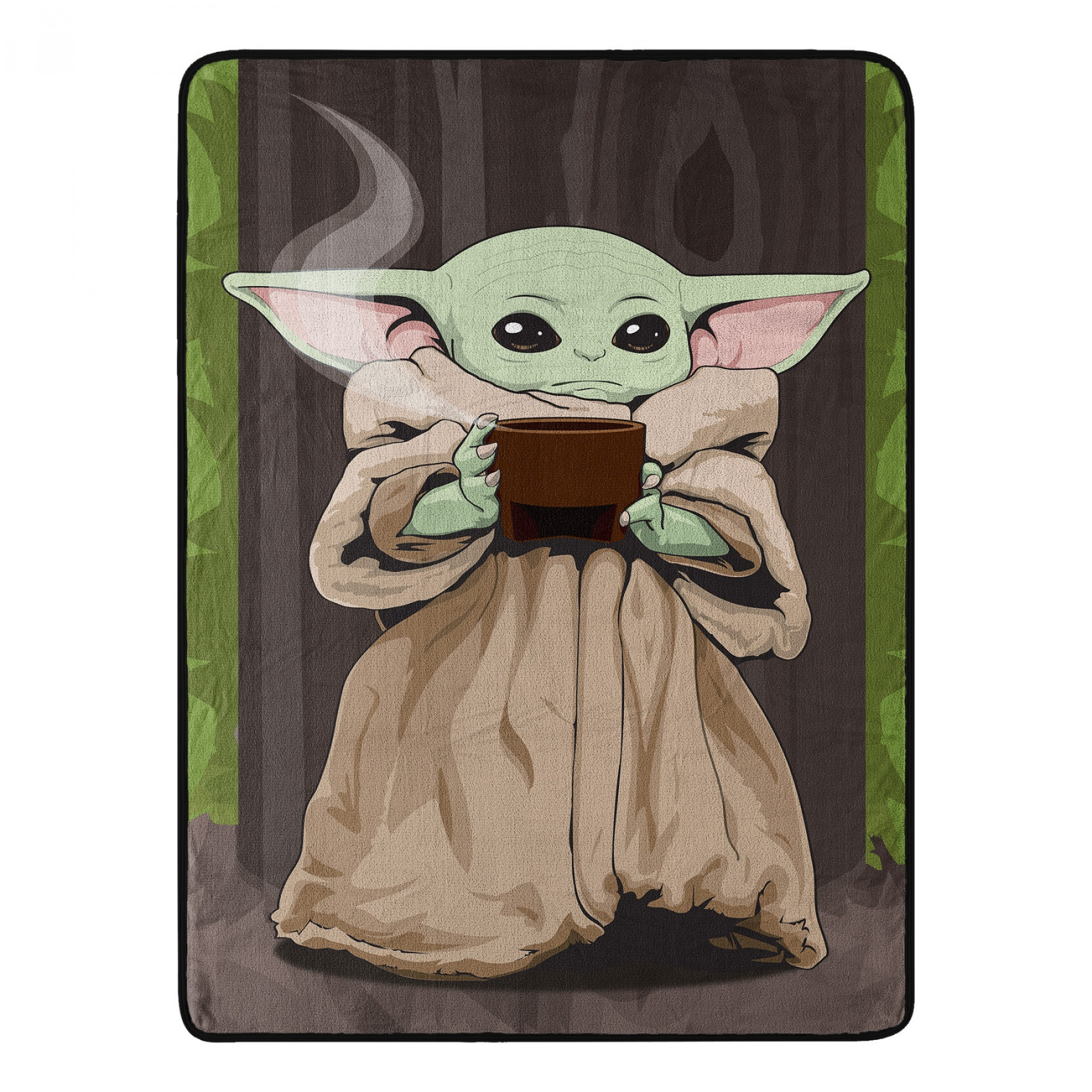 Star Wars The Child Grogu with a Quiet Soup 46x60 Throw Blanket, Multi-Color