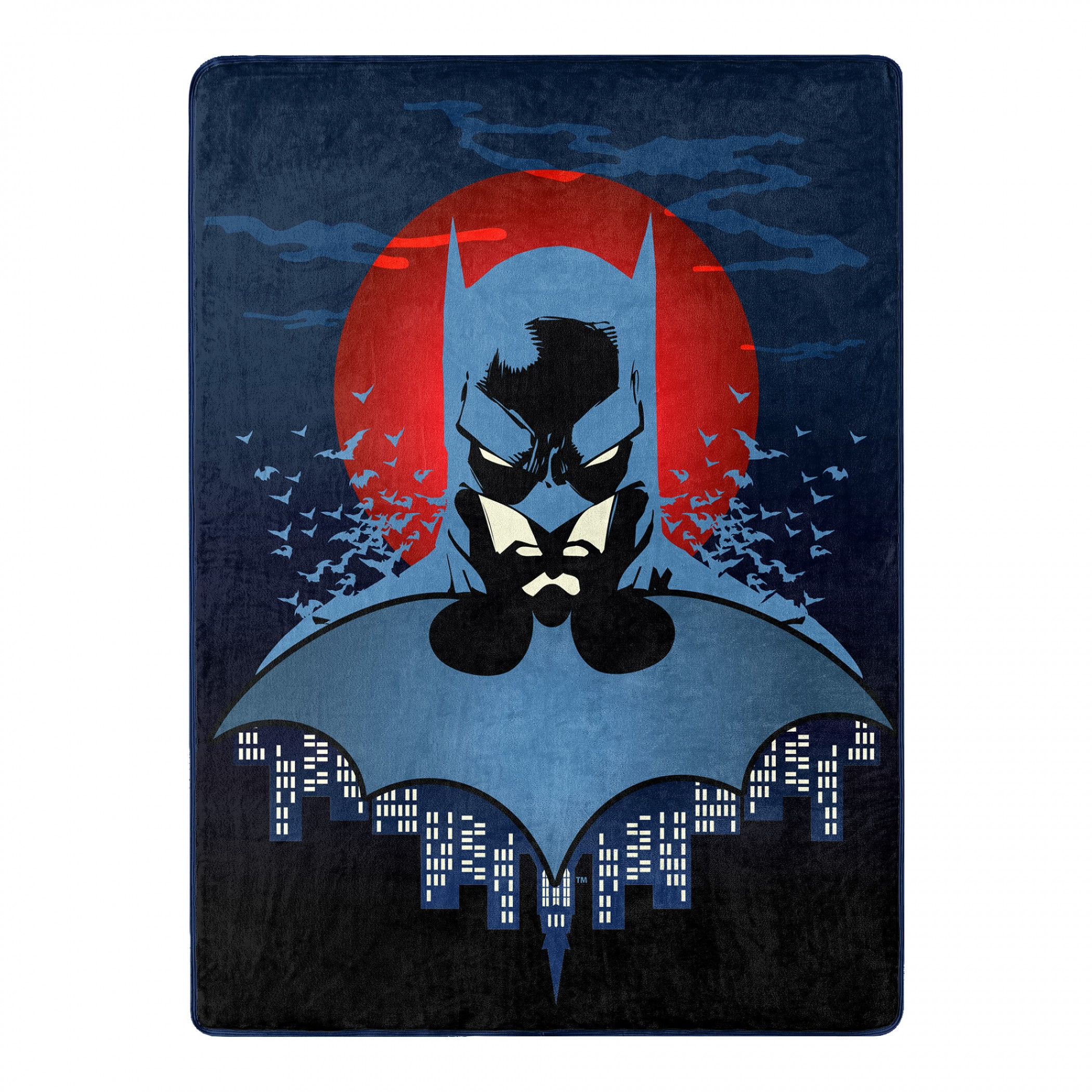 DC Comics Batman Anti Hero 46 X 60 Silk Touch Throw, Black
