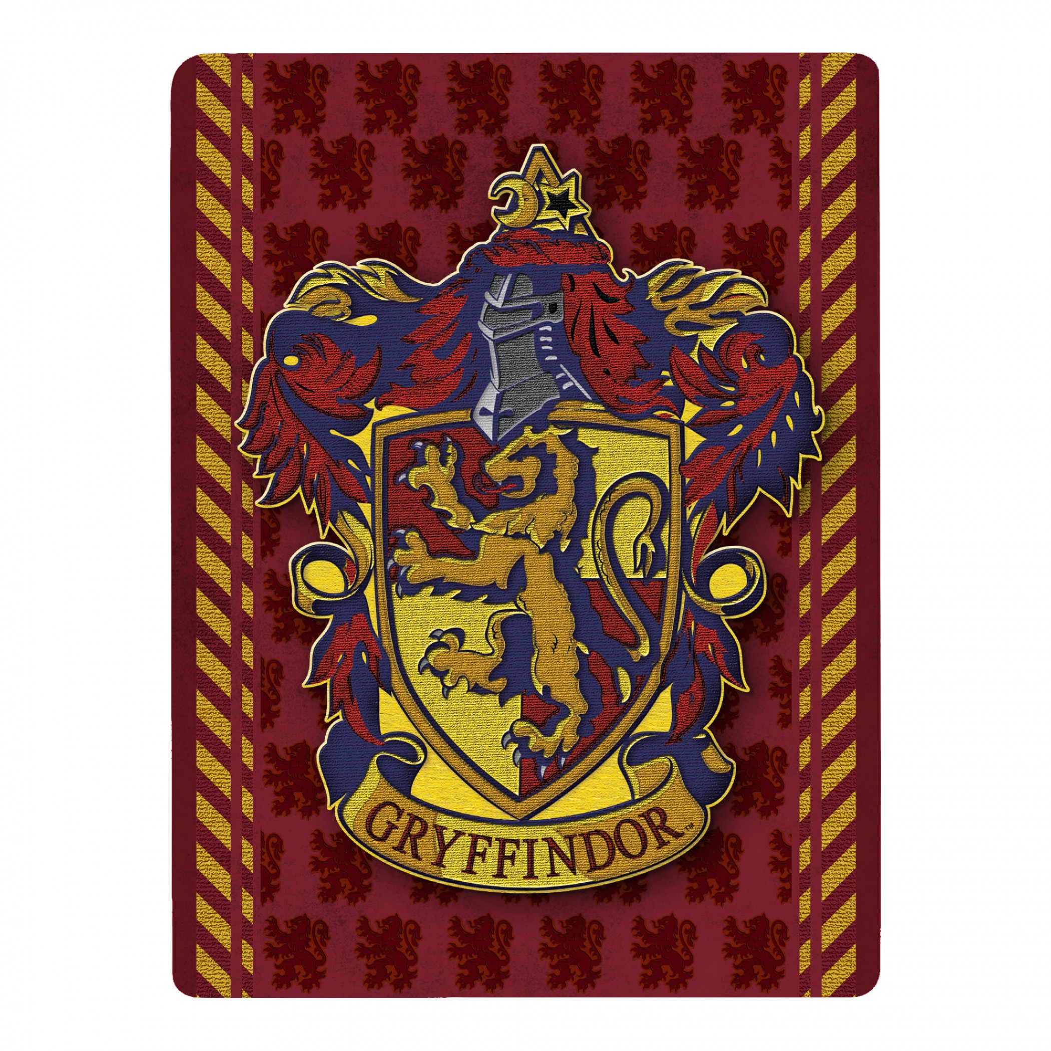 Harry Potter Crimson Gryffindor Sigil 46 X 60 Silk Touch Throw, Multi-Color