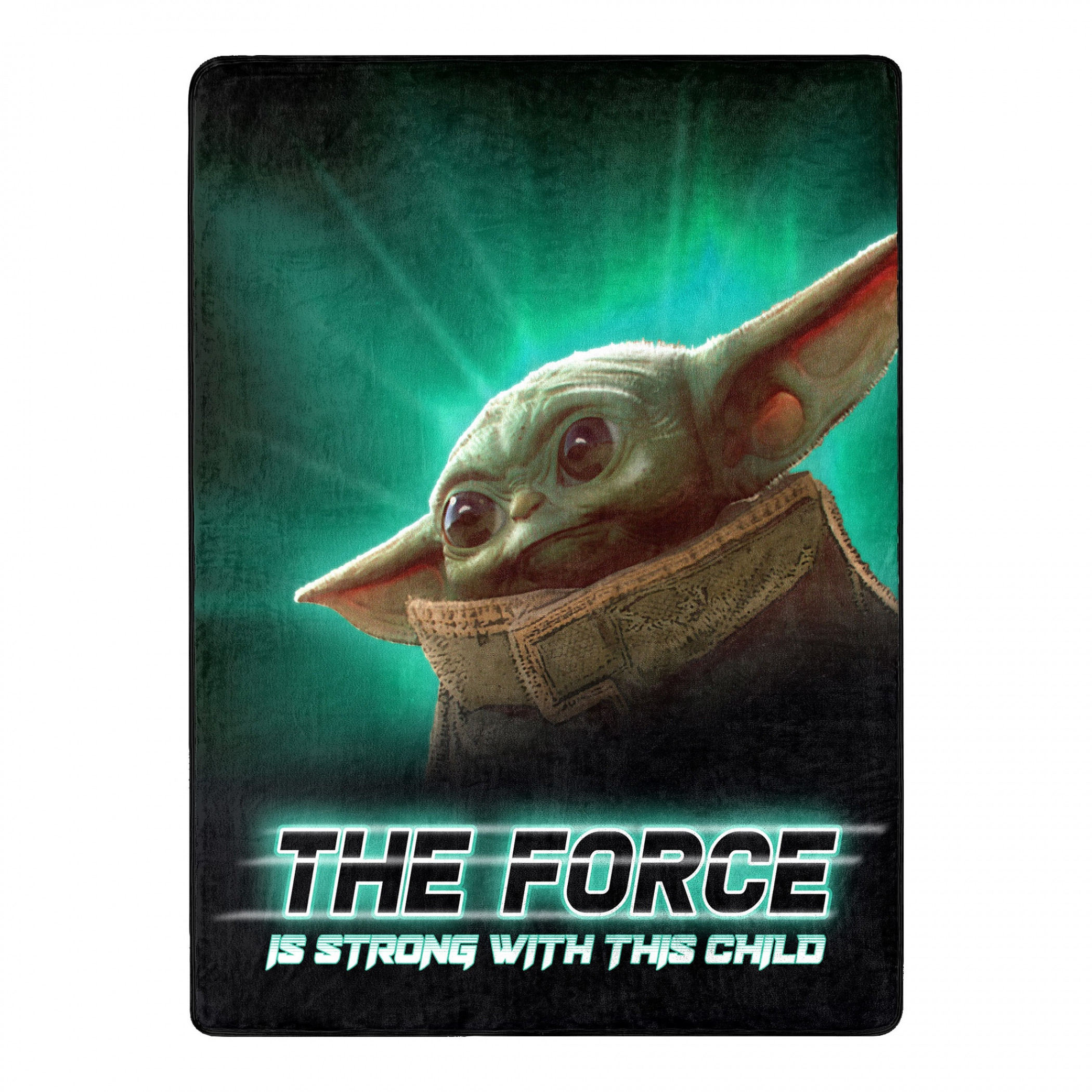 Star Wars The Force is Strong The Child Grogu 46 X 60 Silk Touch Throw, Multi-Color
