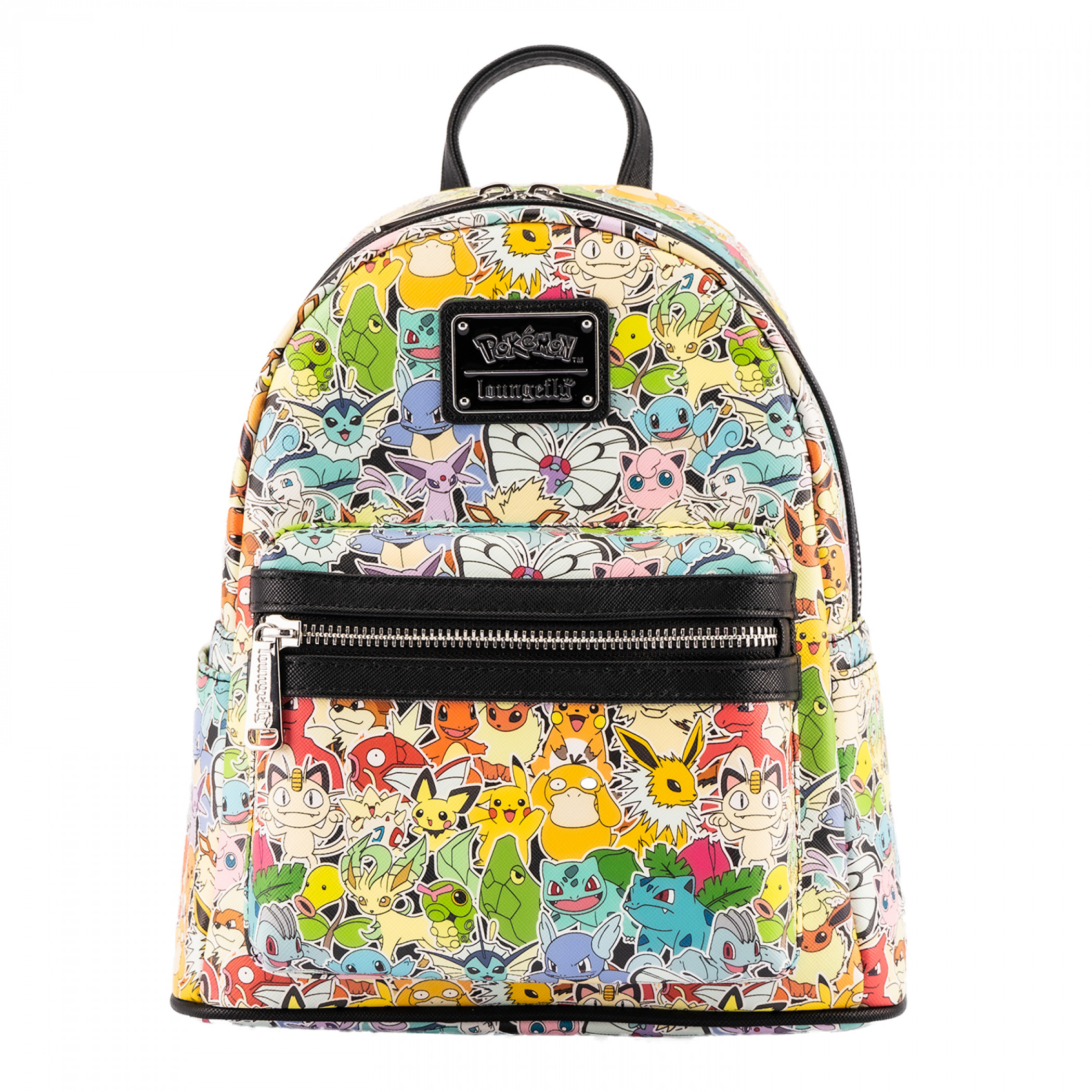 Pokemon Characters Ombre Loungefly Mini Backpack, Multi-Color